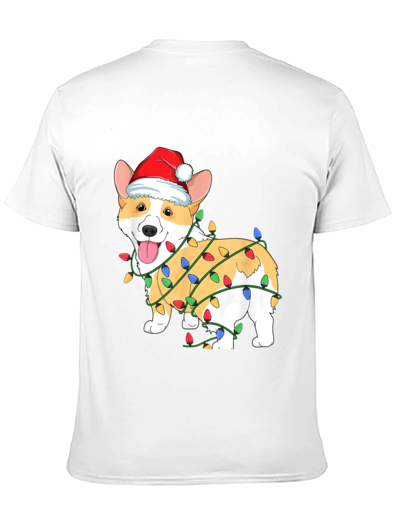 Corgi Christmas Lights T-Shirt