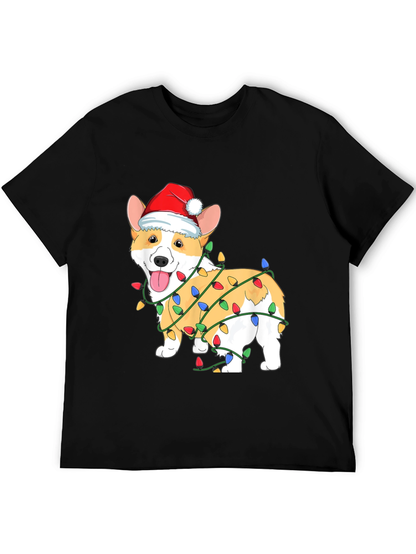 Corgi Christmas Lights T-Shirt