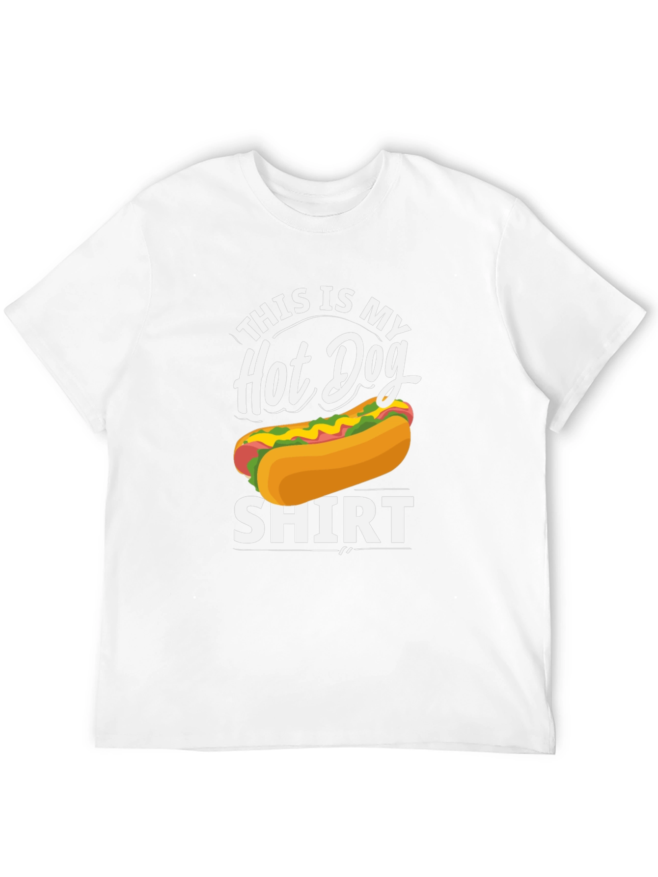 Hot Dog Graphic T-Shirt - Unisex Crew Neck