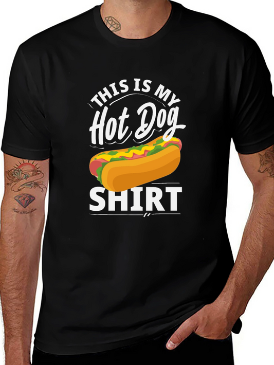 Hot Dog Graphic T-Shirt - Unisex Crew Neck