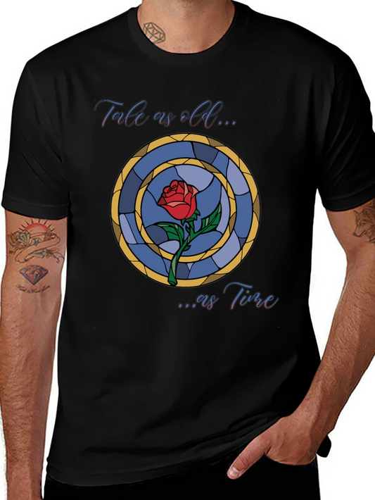 Beauty and the Beast Rose T-Shirt - Tale as Old as Time