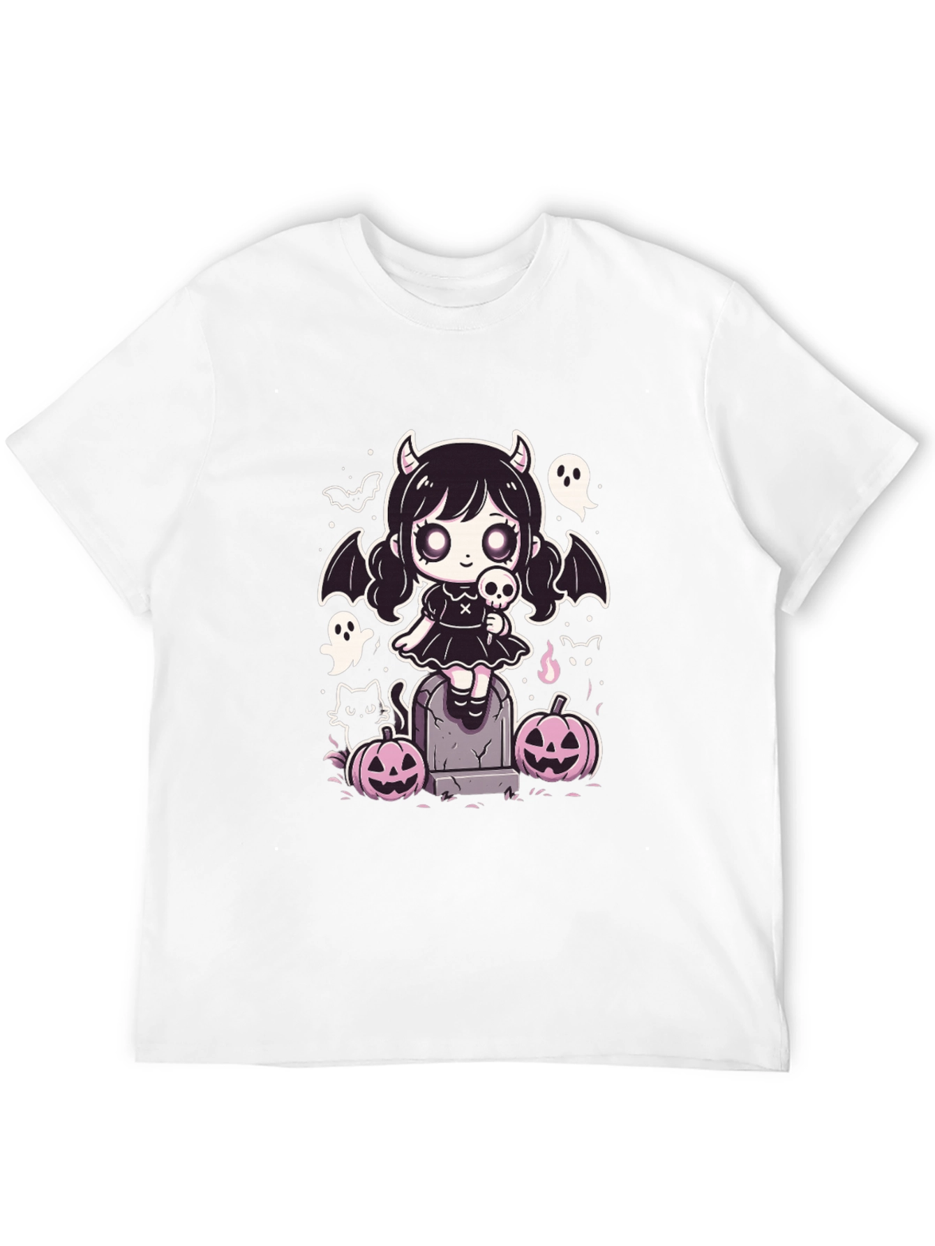 Cute Goth Girl Halloween T-Shirt