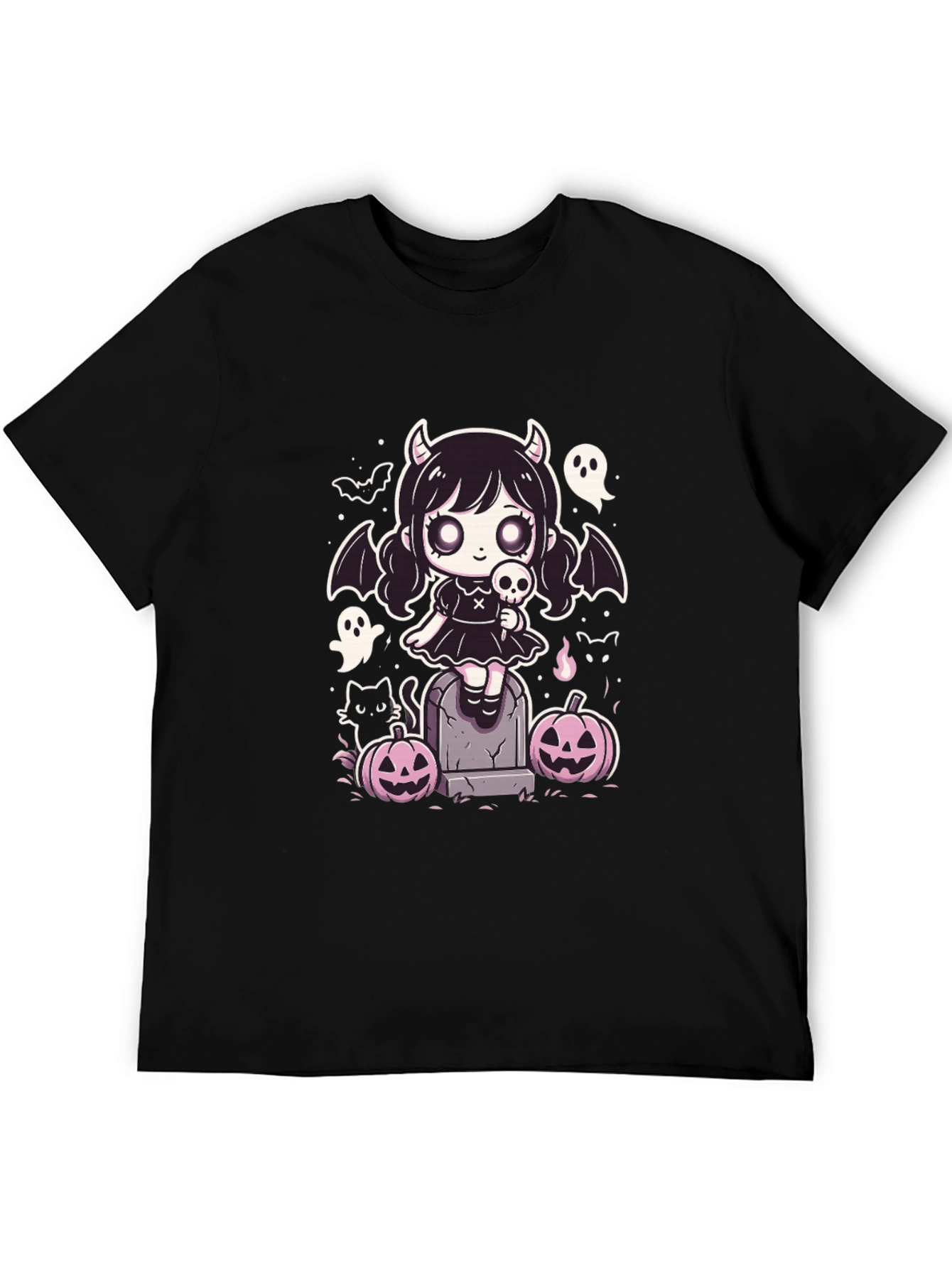 Cute Goth Girl Halloween T-Shirt