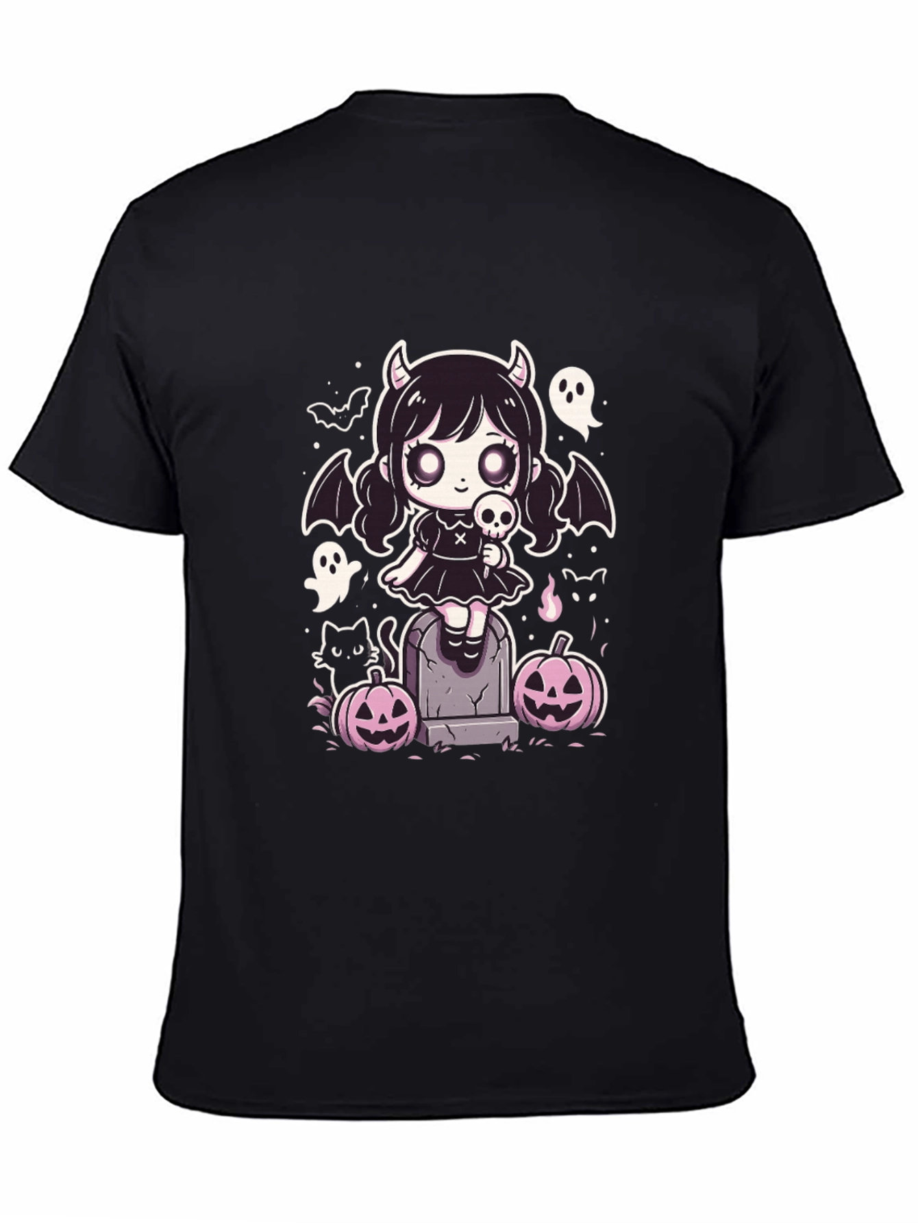 Cute Goth Girl Halloween T-Shirt