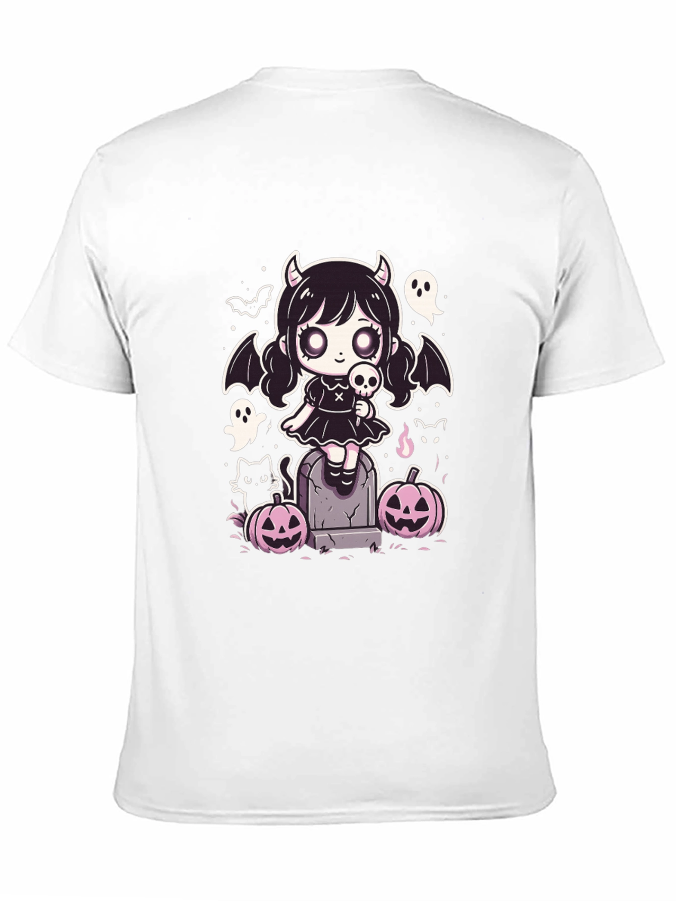 Cute Goth Girl Halloween T-Shirt