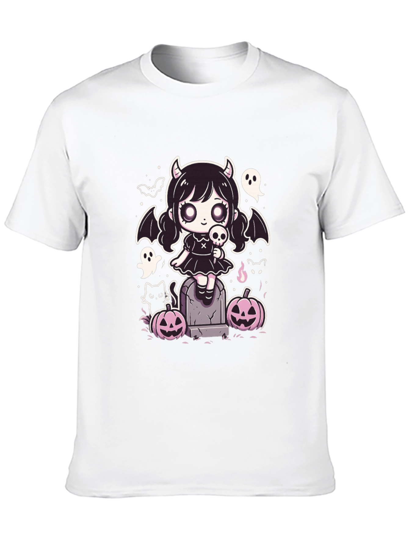 Cute Goth Girl Halloween T-Shirt