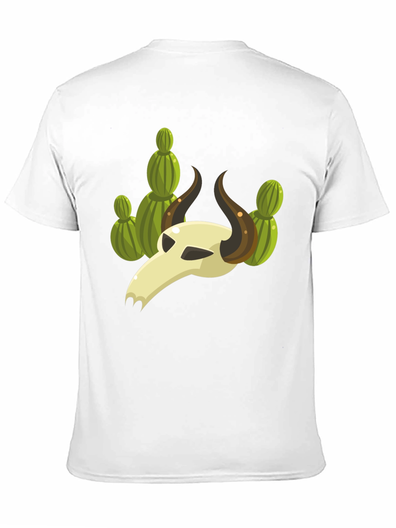 Cactus Skull Graphic Tee - Unique Desert Style Shirt
