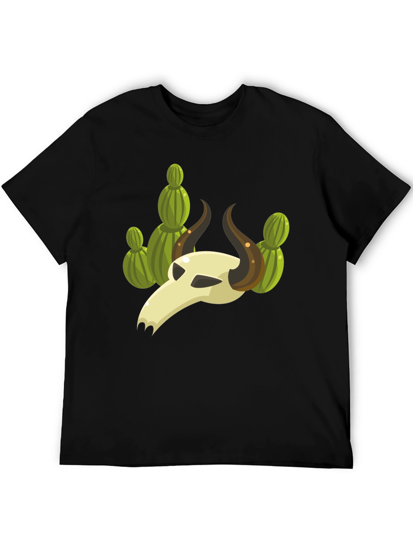 Cactus Skull Graphic Tee - Unique Desert Style Shirt