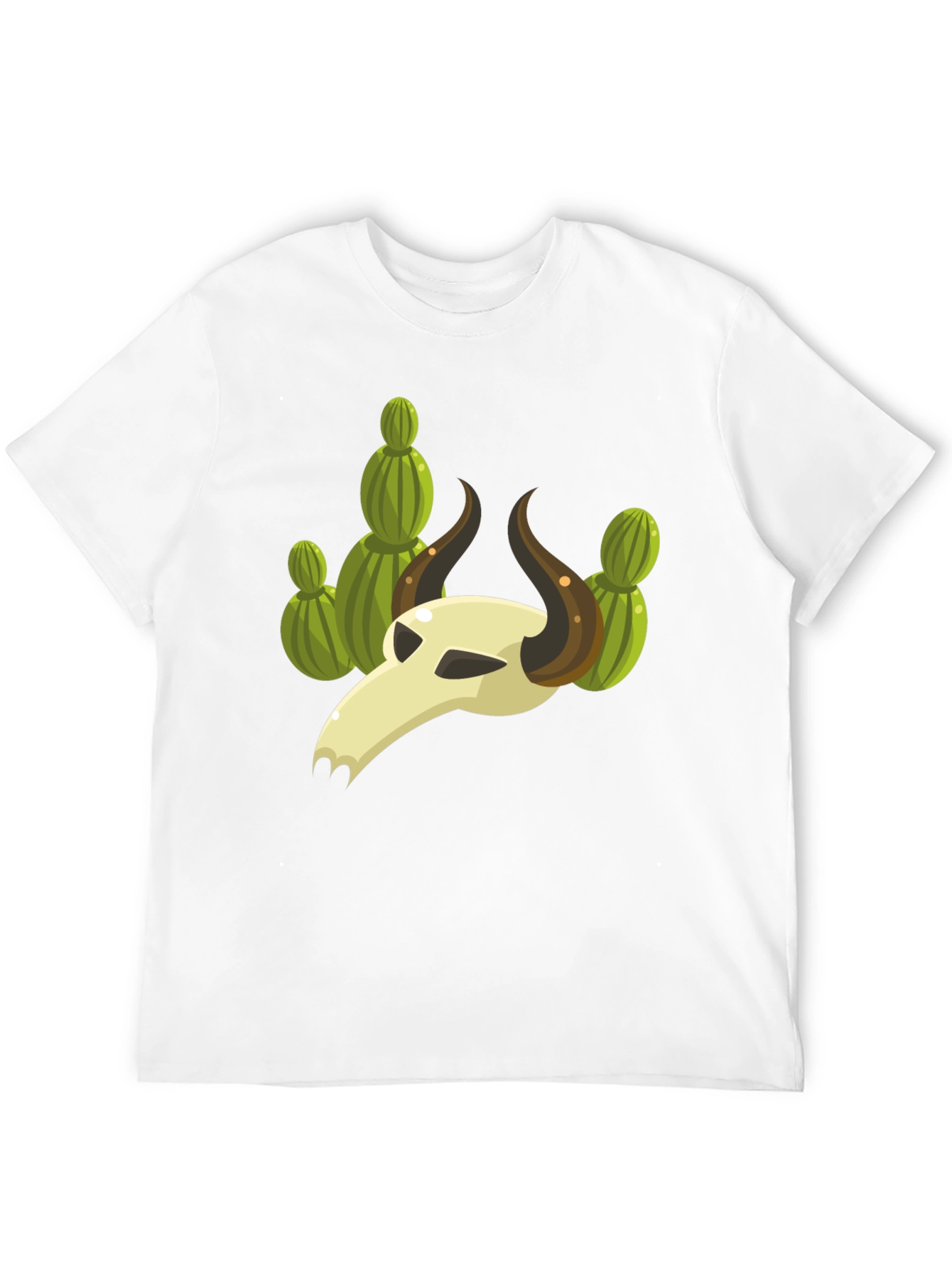 Cactus Skull Graphic Tee - Unique Desert Style Shirt