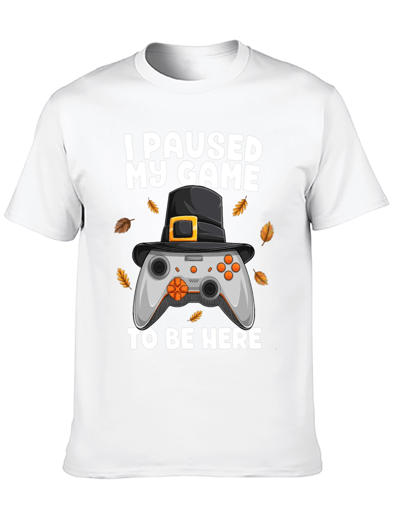 Funny Gamer Thanksgiving T-Shirt - I Paused My Game