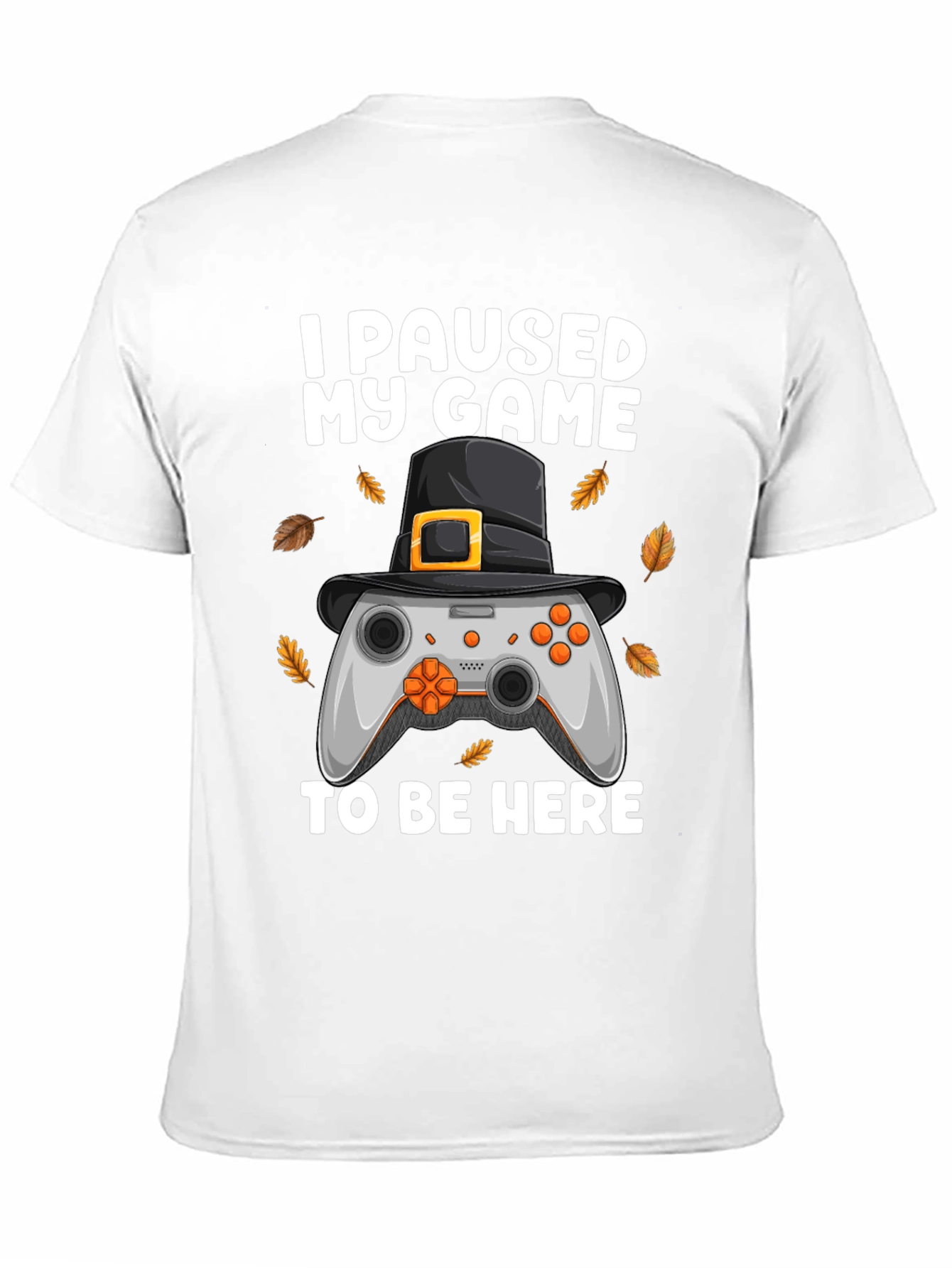 Funny Gamer Thanksgiving T-Shirt - I Paused My Game
