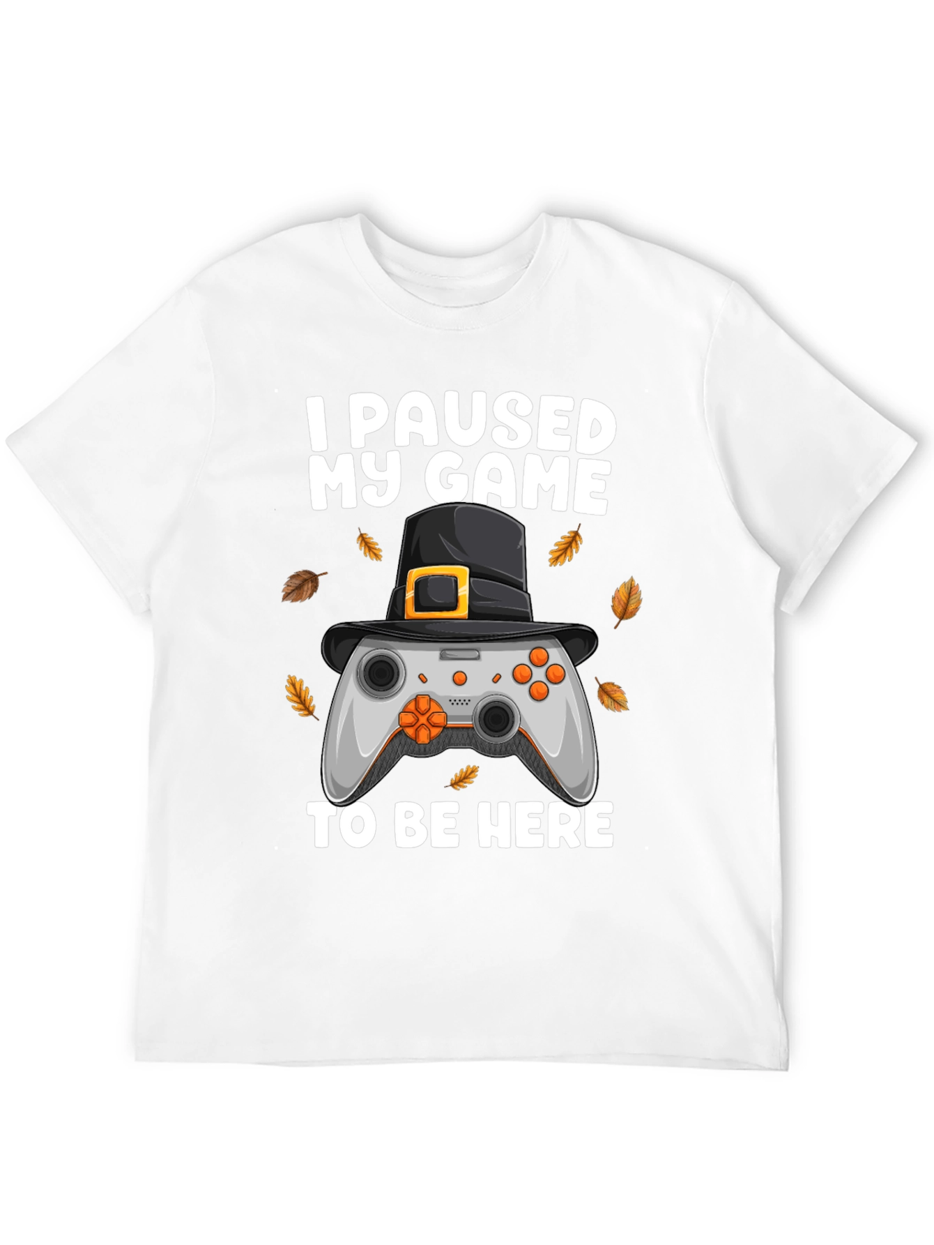 Funny Gamer Thanksgiving T-Shirt - I Paused My Game