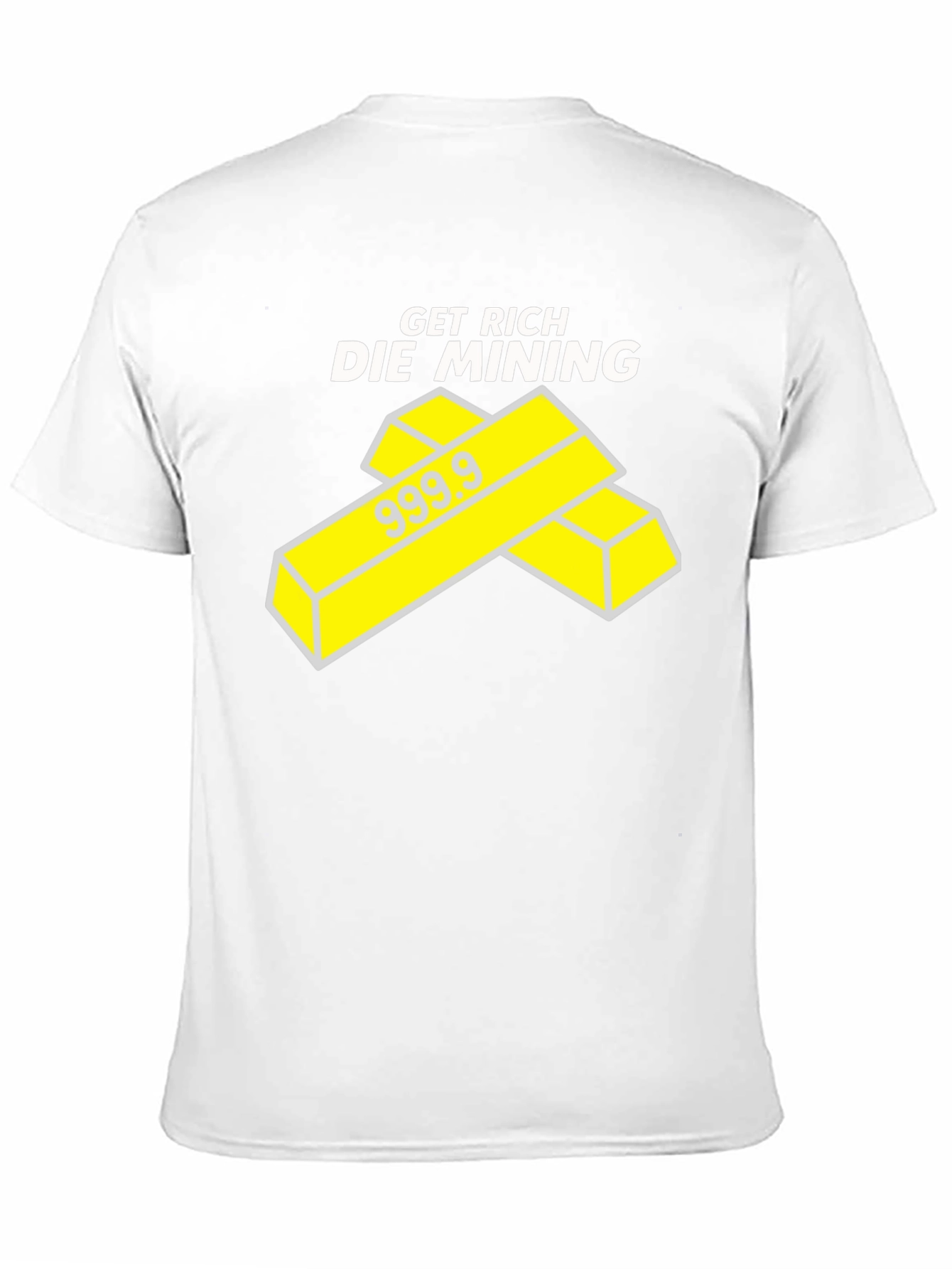Get Rich Die Mining Black T-Shirt