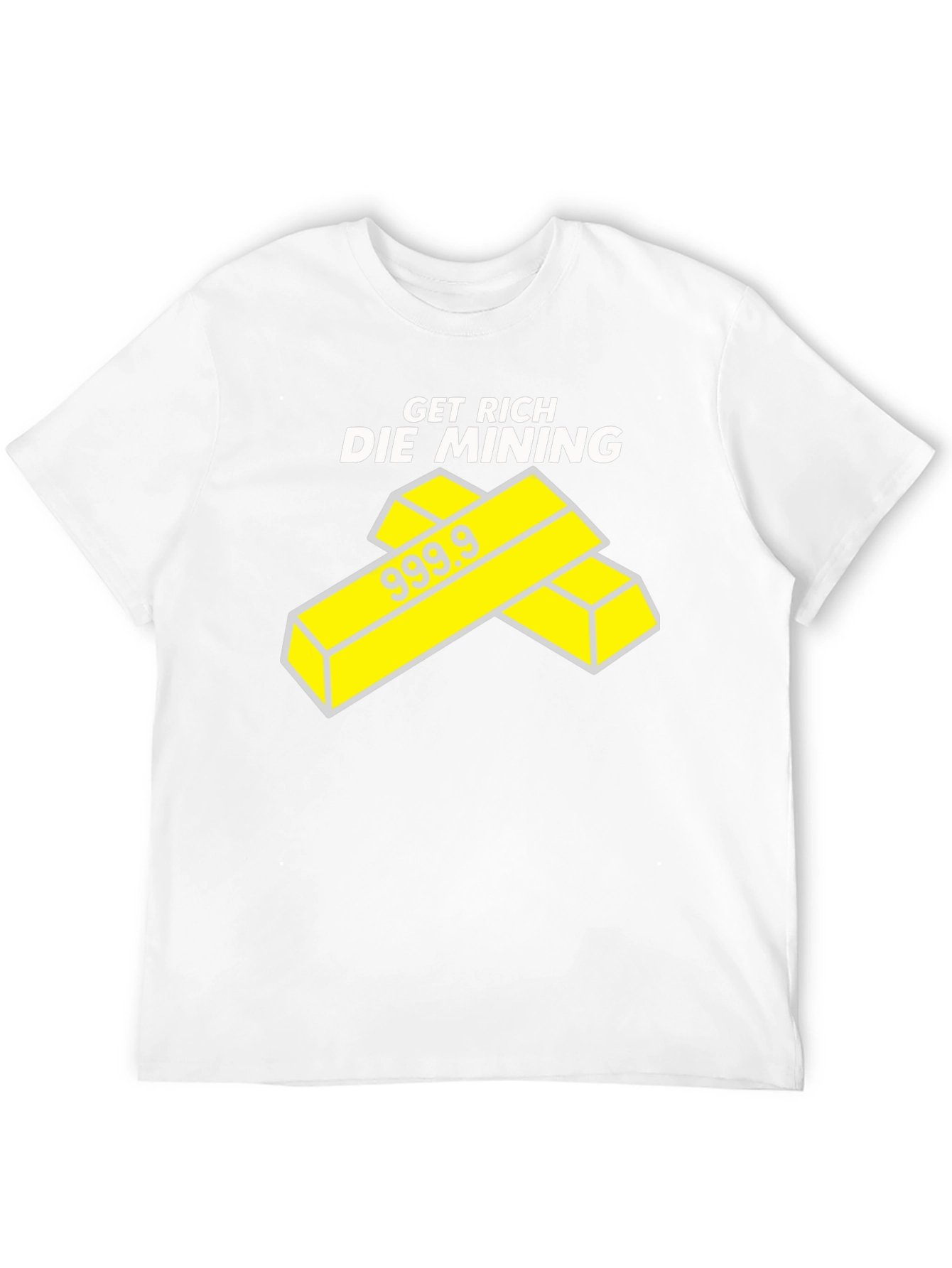 Get Rich Die Mining Black T-Shirt