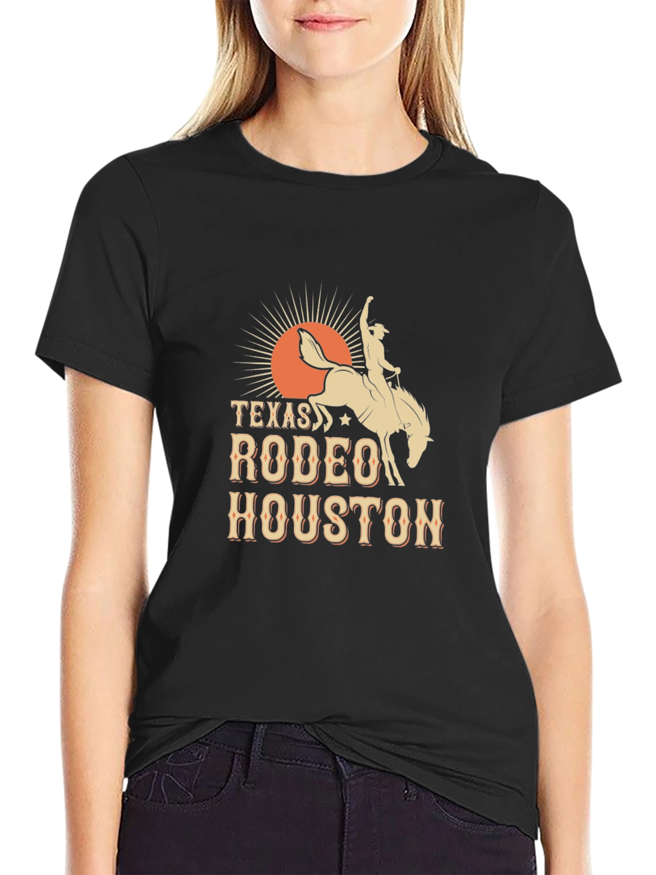 Texas Rodeo Houston Graphic T-Shirt