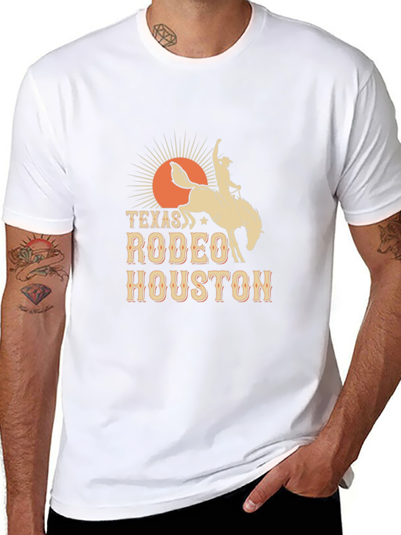 Texas Rodeo Houston Graphic T-Shirt