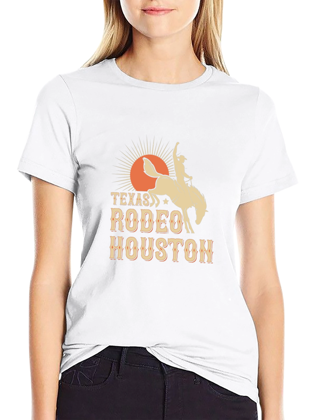 Texas Rodeo Houston Graphic T-Shirt