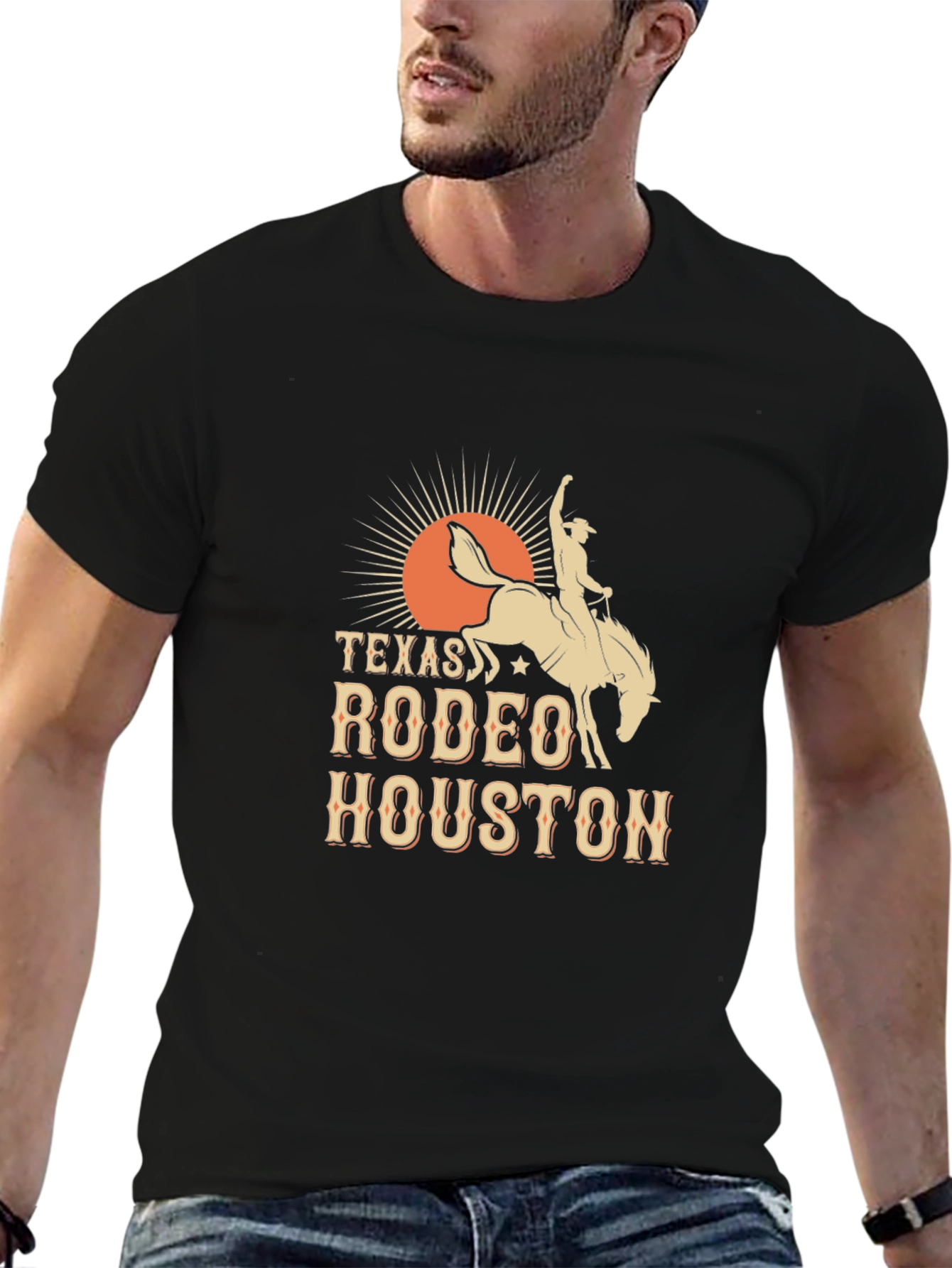 Texas Rodeo Houston Graphic T-Shirt