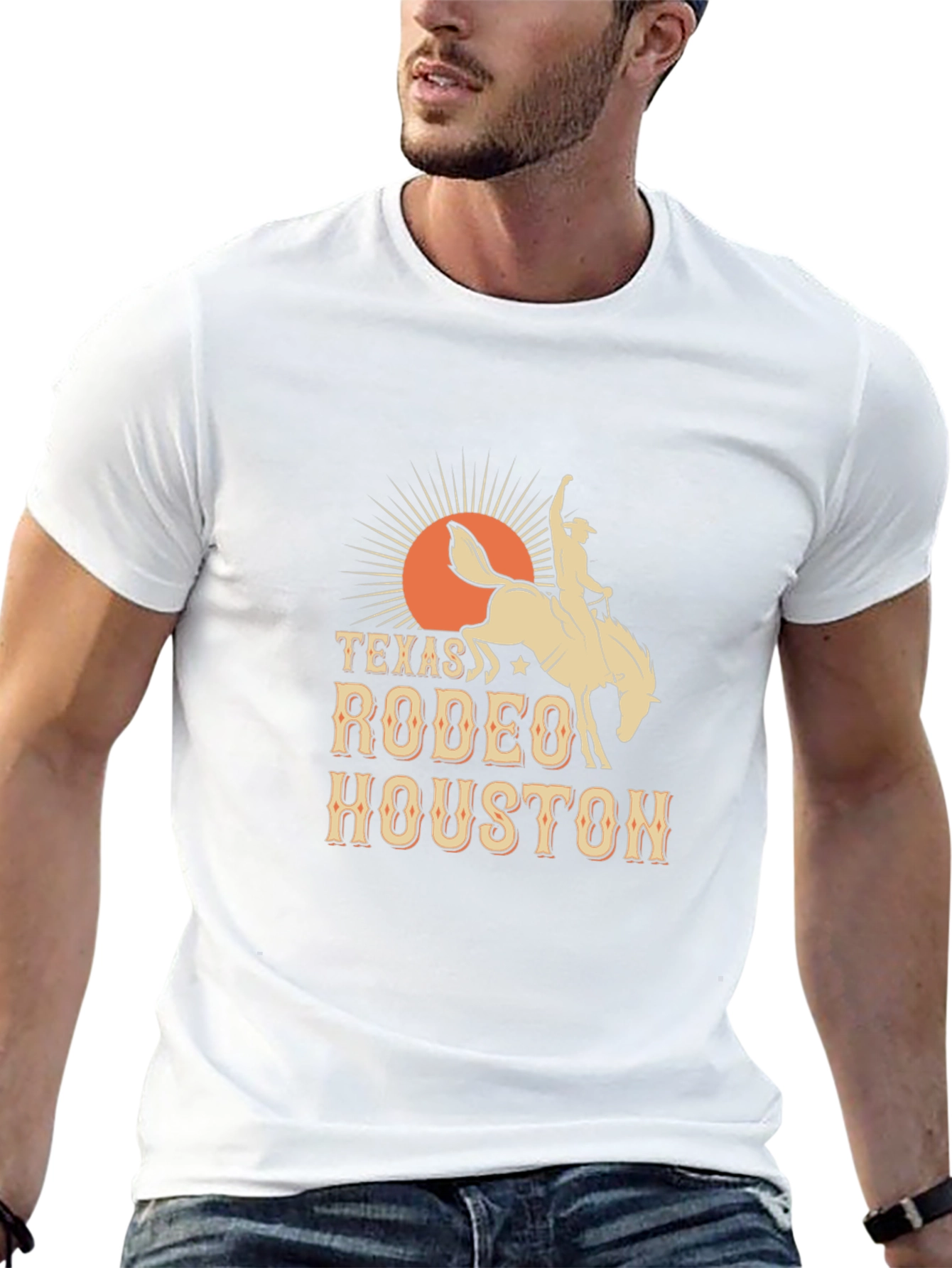 Texas Rodeo Houston Graphic T-Shirt