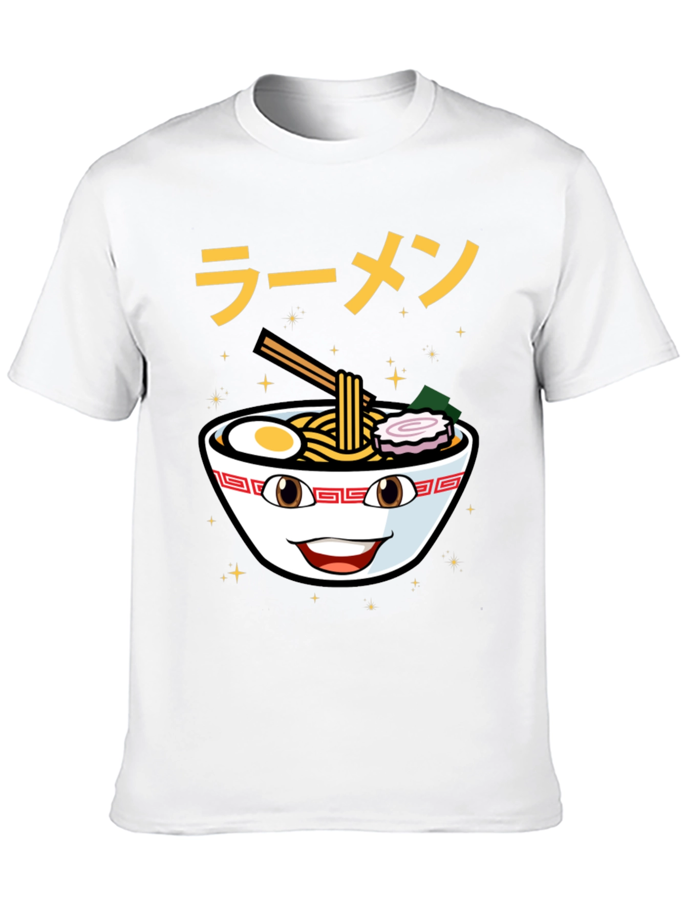 Ramen Bowl Graphic Tee - Novelty Food T-Shirt