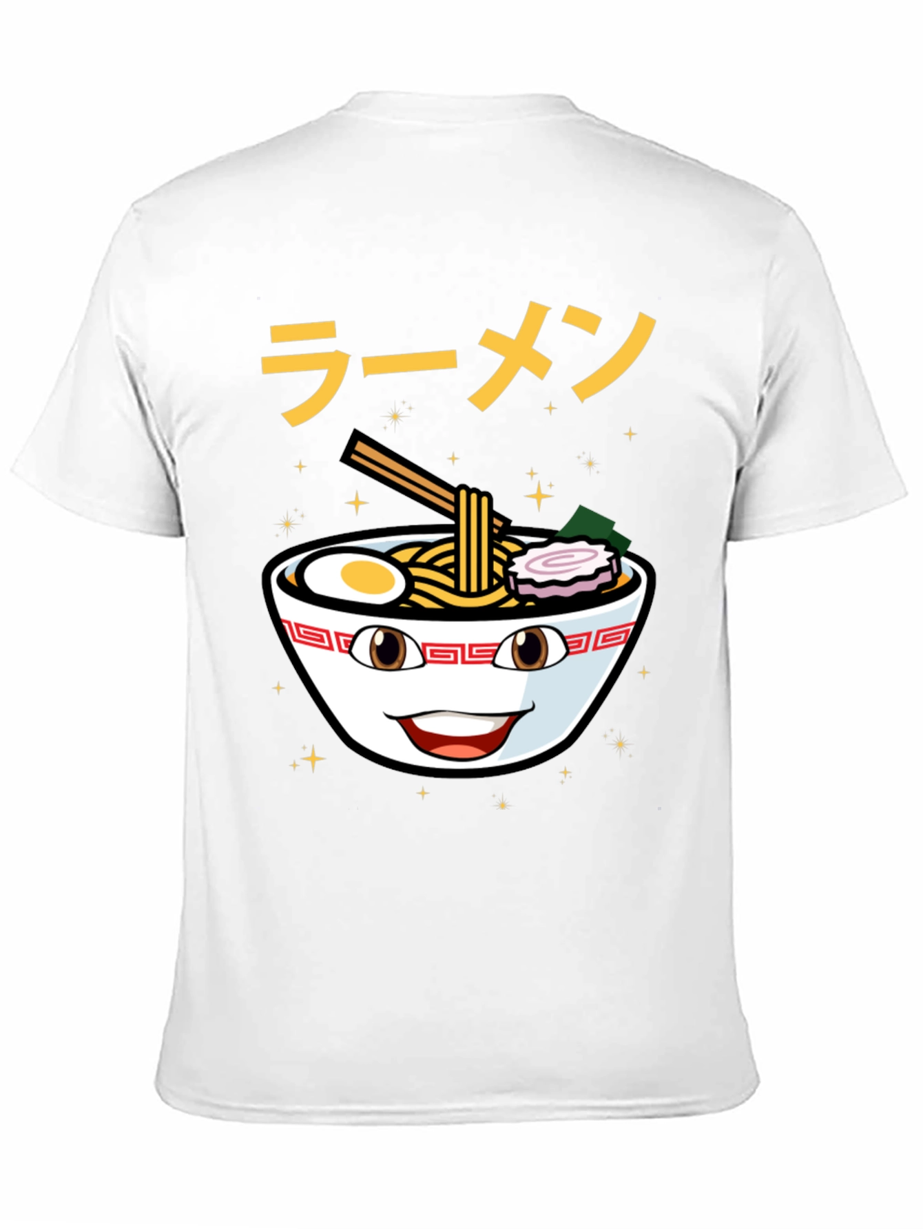 Ramen Bowl Graphic Tee - Novelty Food T-Shirt
