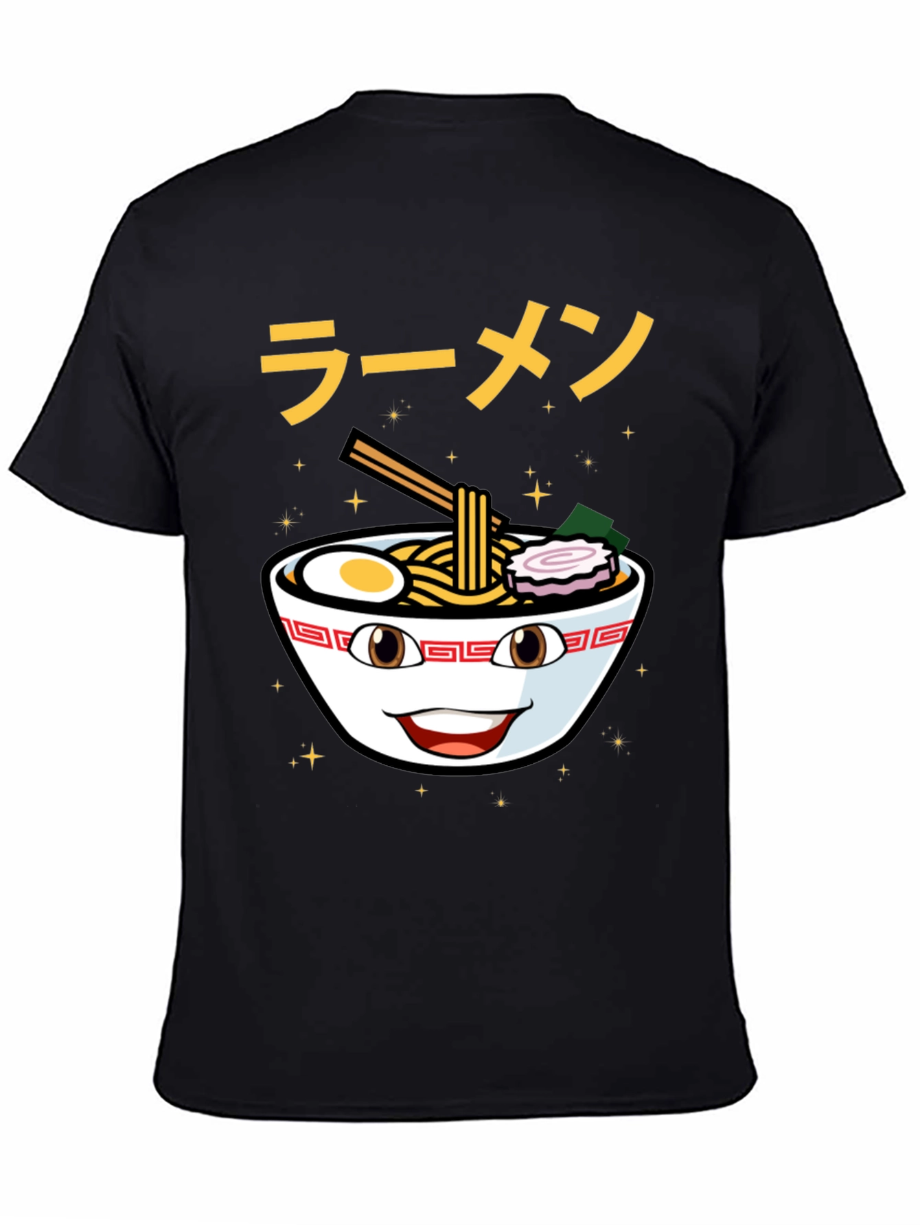Ramen Bowl Graphic Tee - Novelty Food T-Shirt
