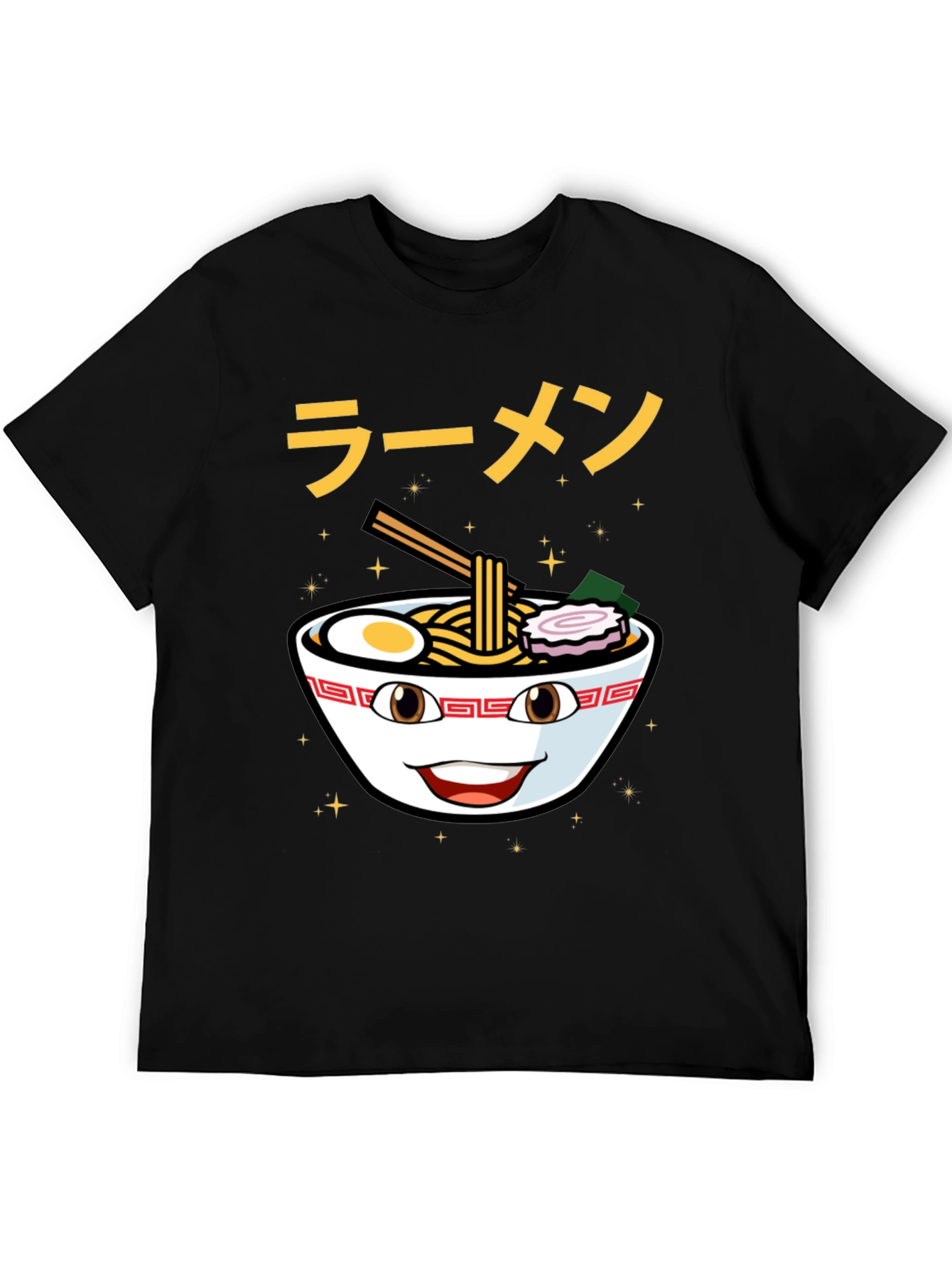 Ramen Bowl Graphic Tee - Novelty Food T-Shirt