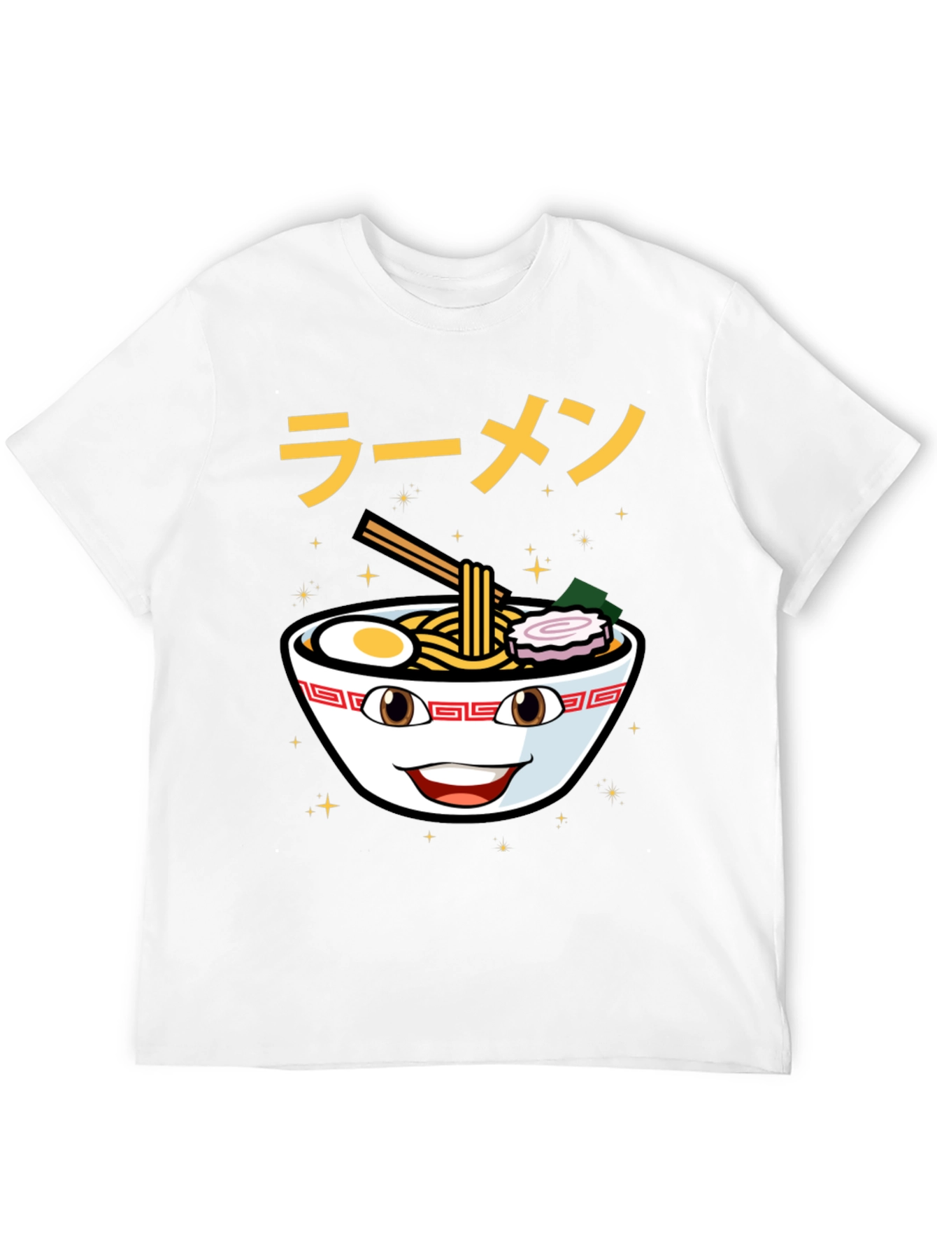 Ramen Bowl Graphic Tee - Novelty Food T-Shirt
