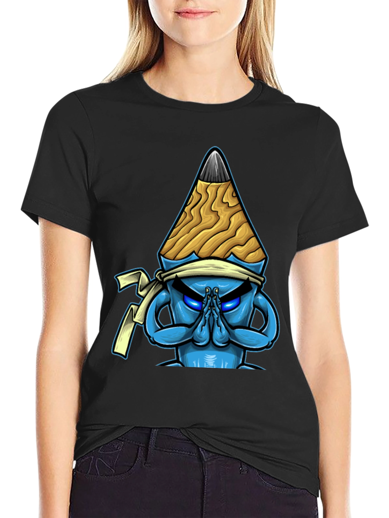 Pencil Ninja Graphic T-Shirt
