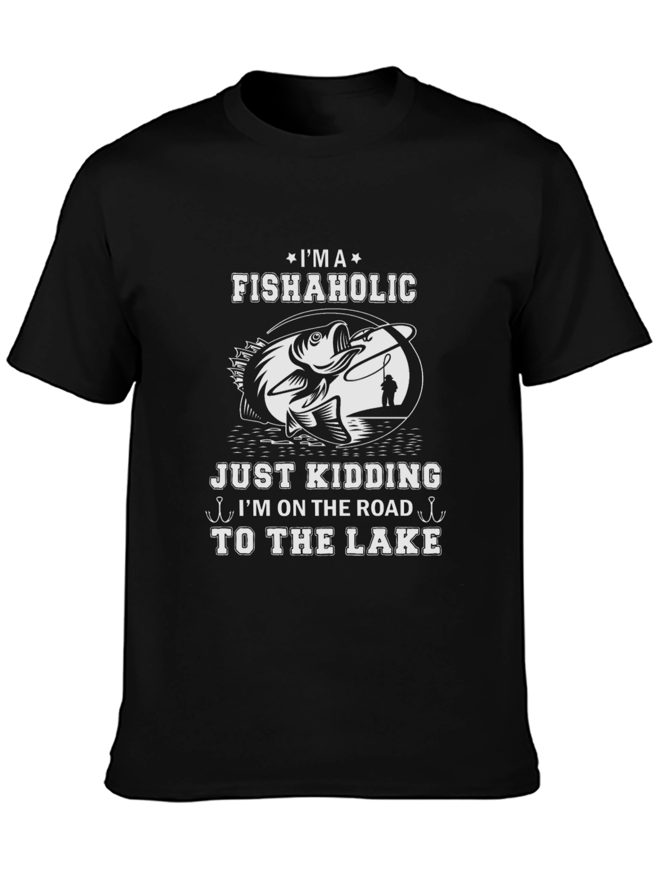 Fishaholic T-Shirt: Road to the Lake