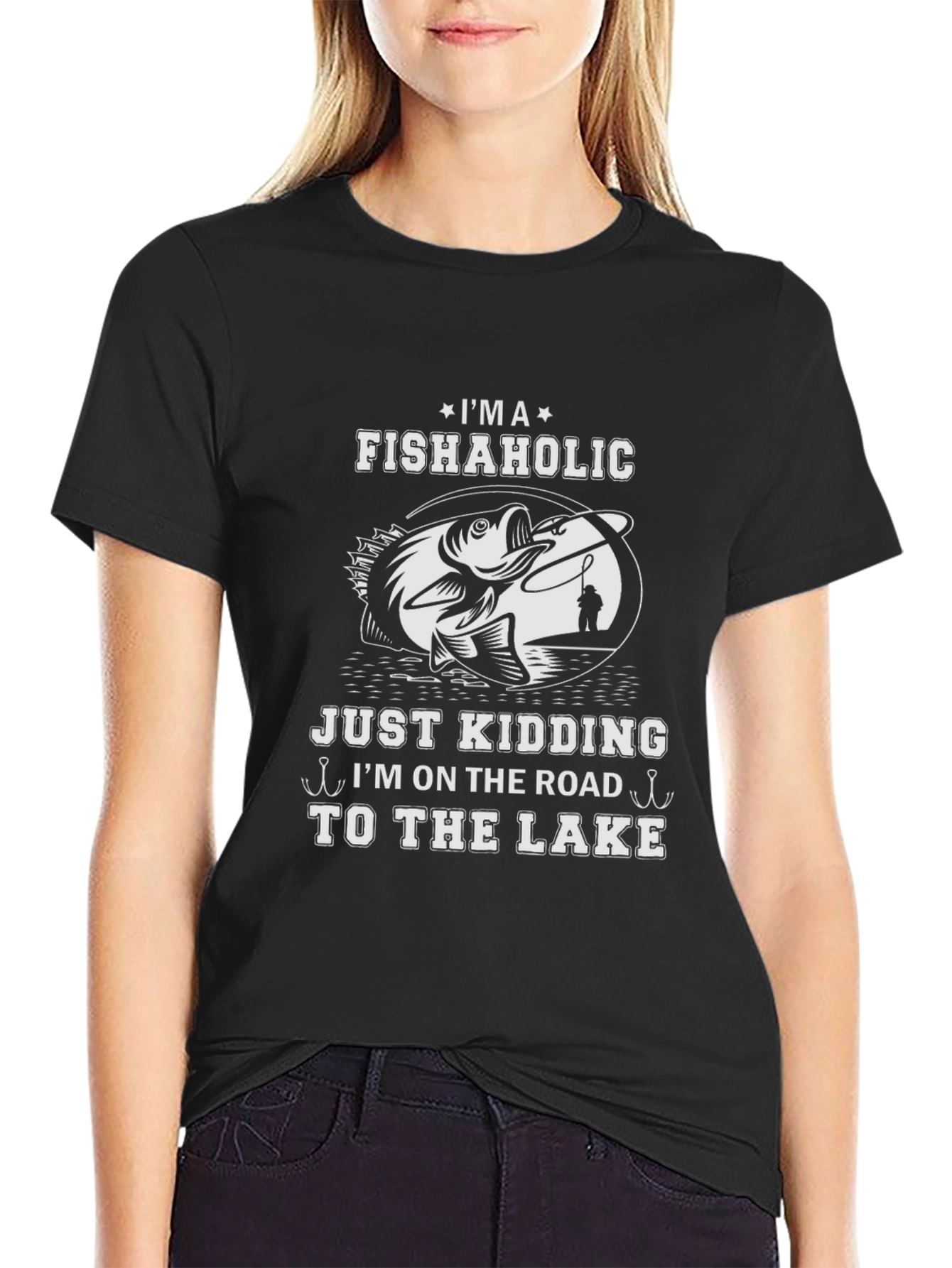 Fishaholic T-Shirt: Road to the Lake