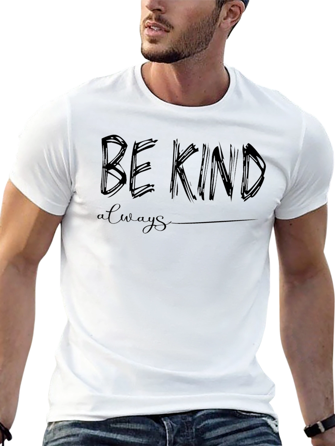 Be Kind Always Black Graphic Tee