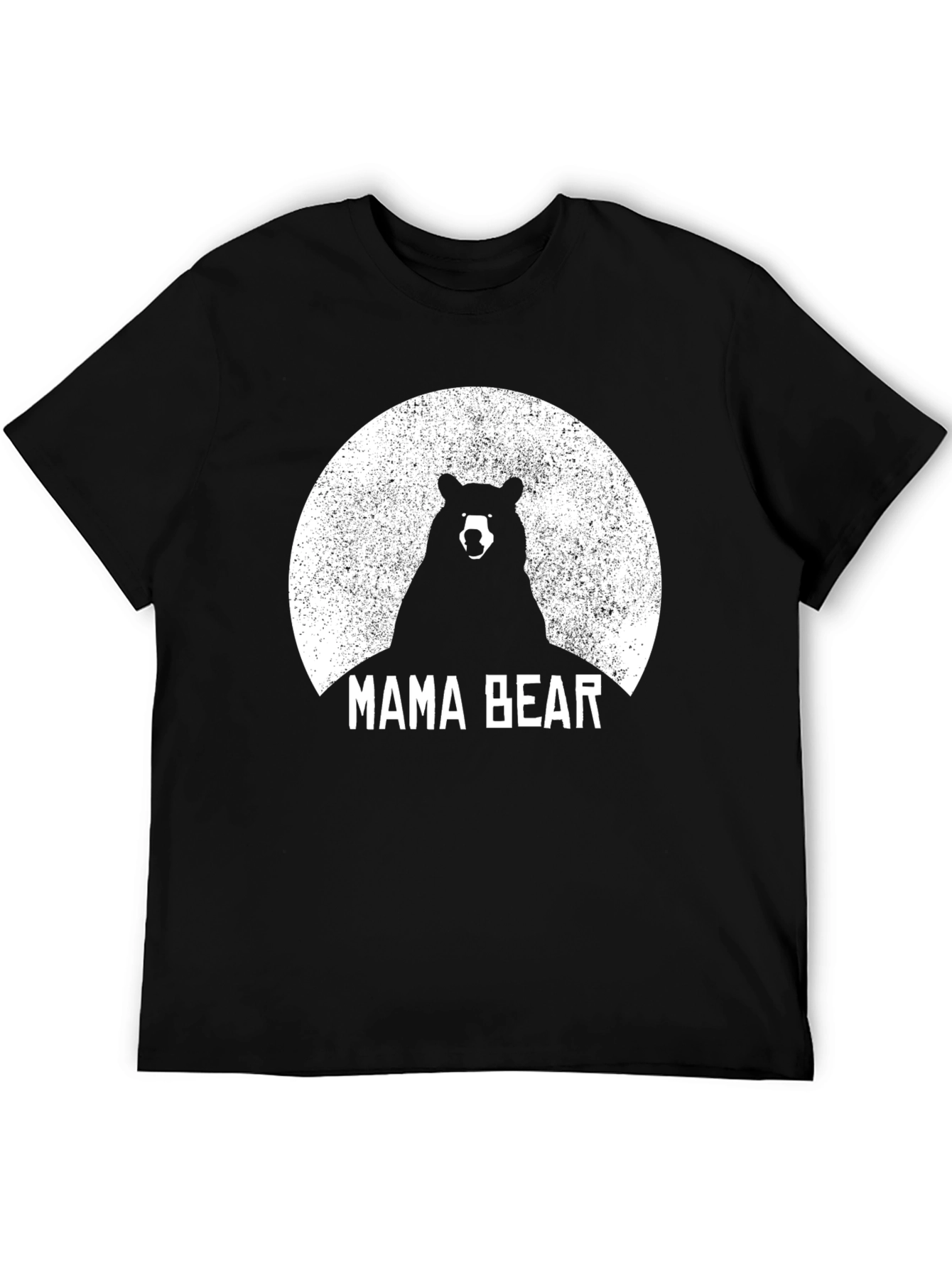 Mama Bear Graphic T-Shirt - Black