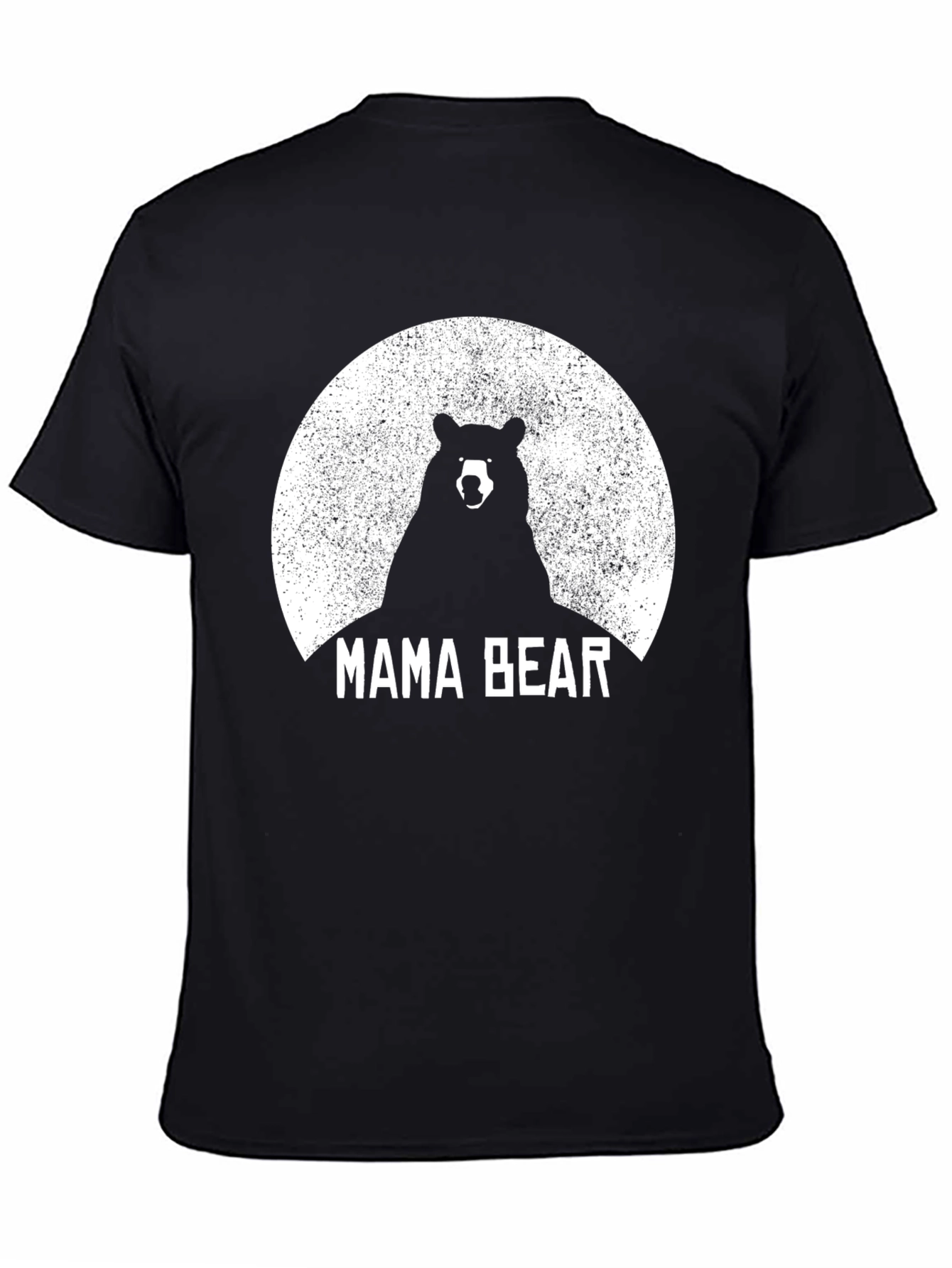 Mama Bear Graphic T-Shirt - Black