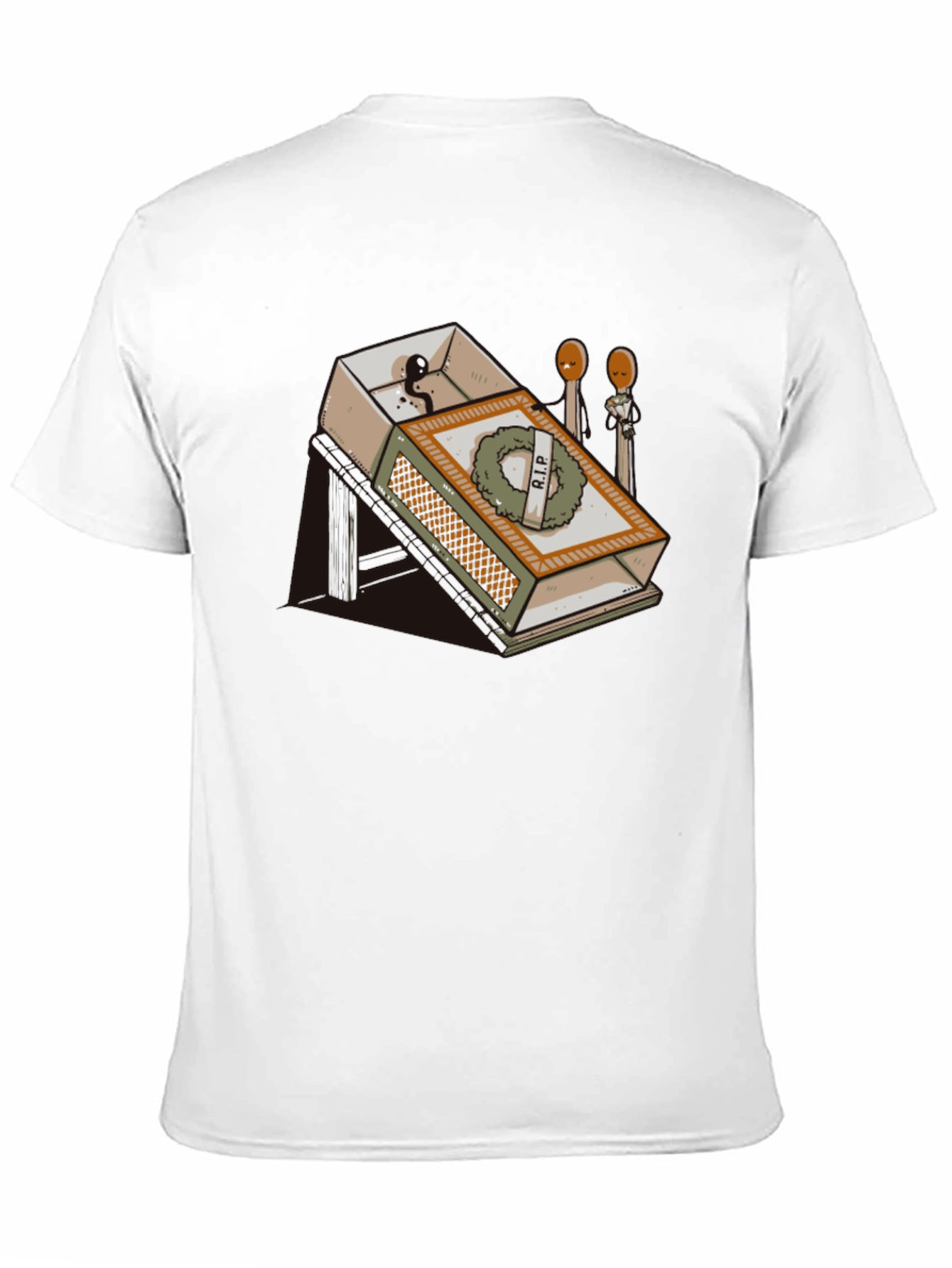 RIP Matchbox Graphic Tee - Humorous Design