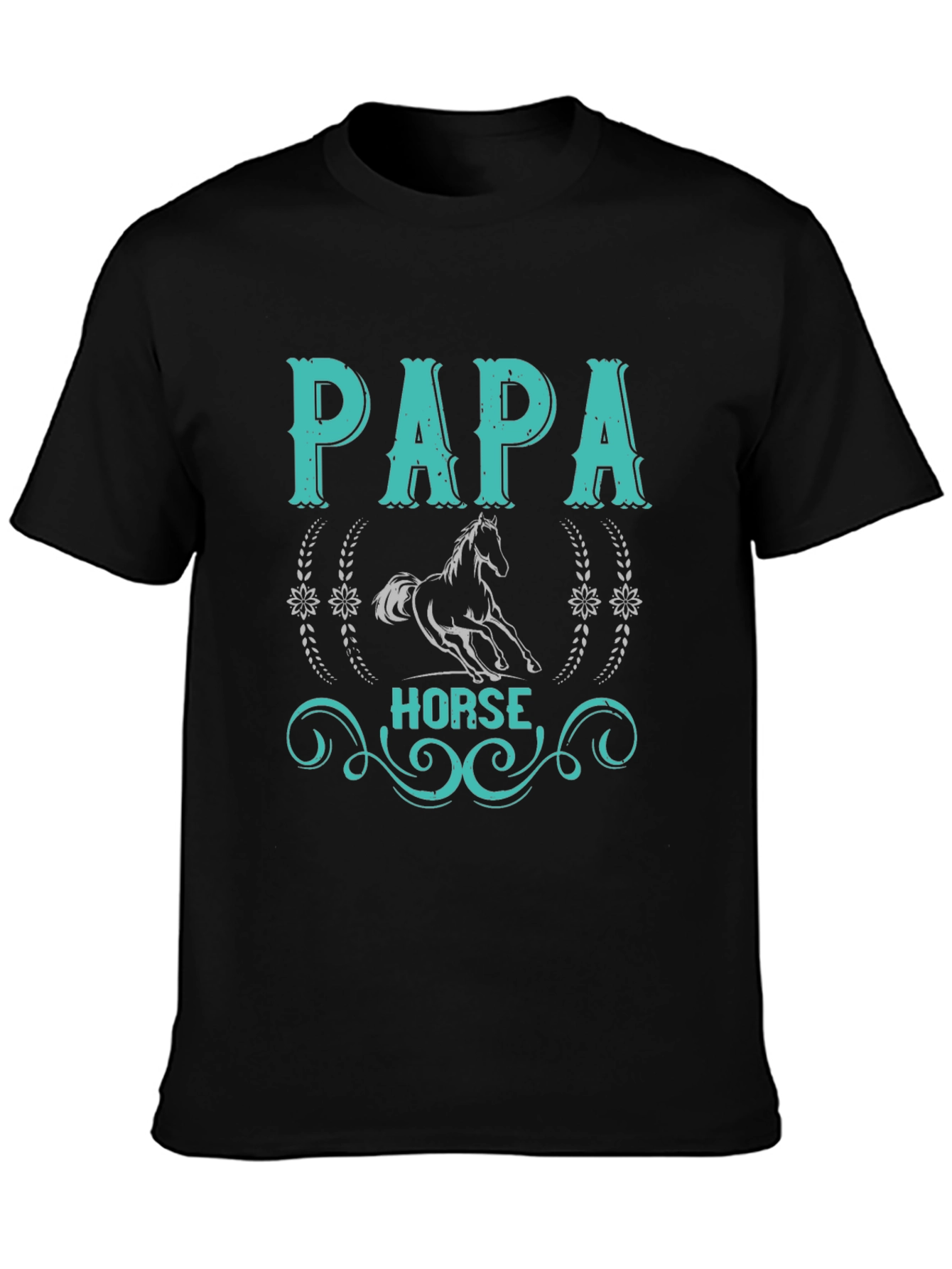 Papa Horse Graphic T-Shirt