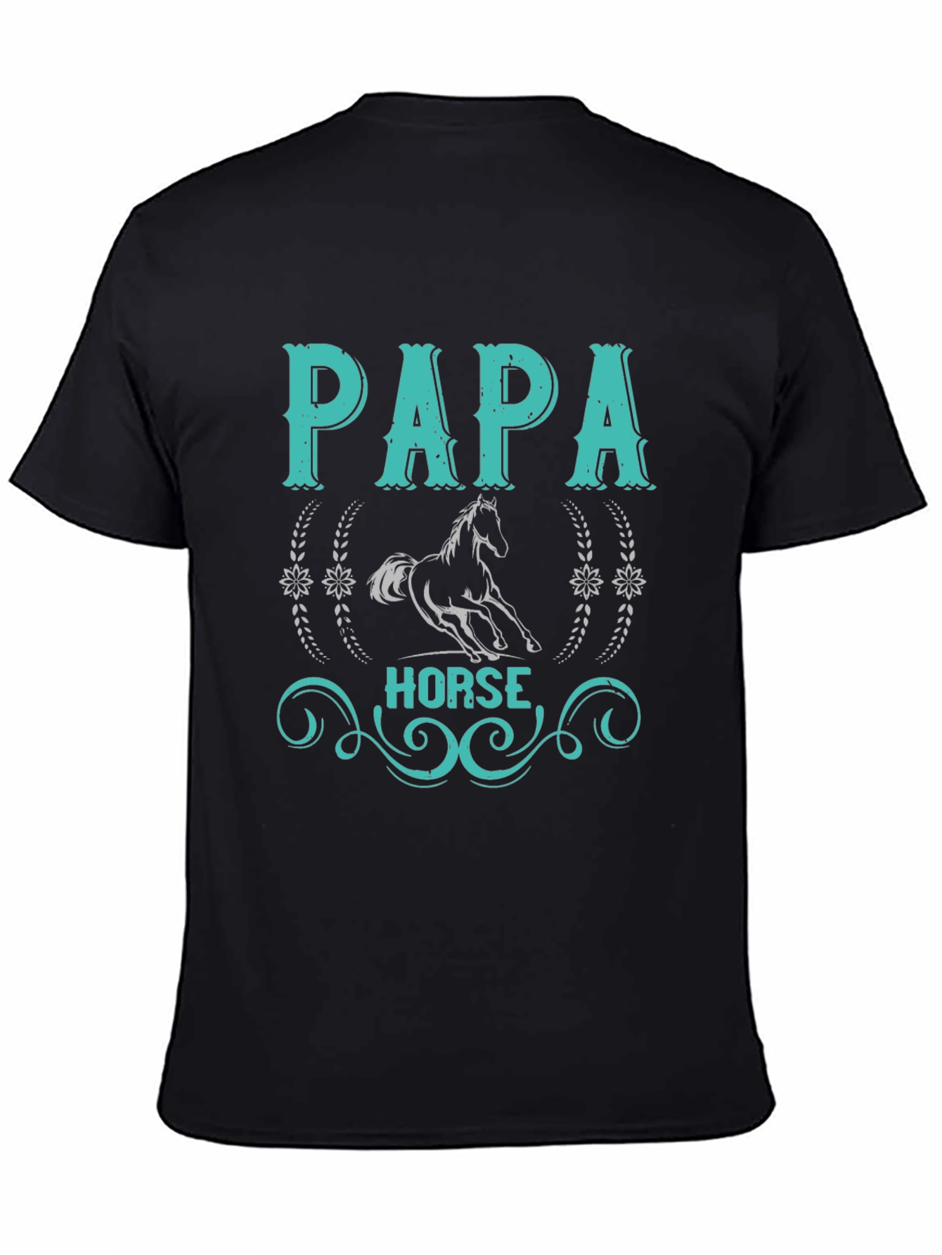 Papa Horse Graphic T-Shirt