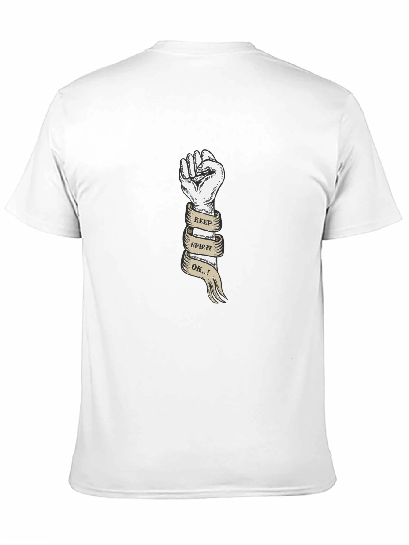 Keep Spirit OK Tee - Empowering Graphic T-Shirt