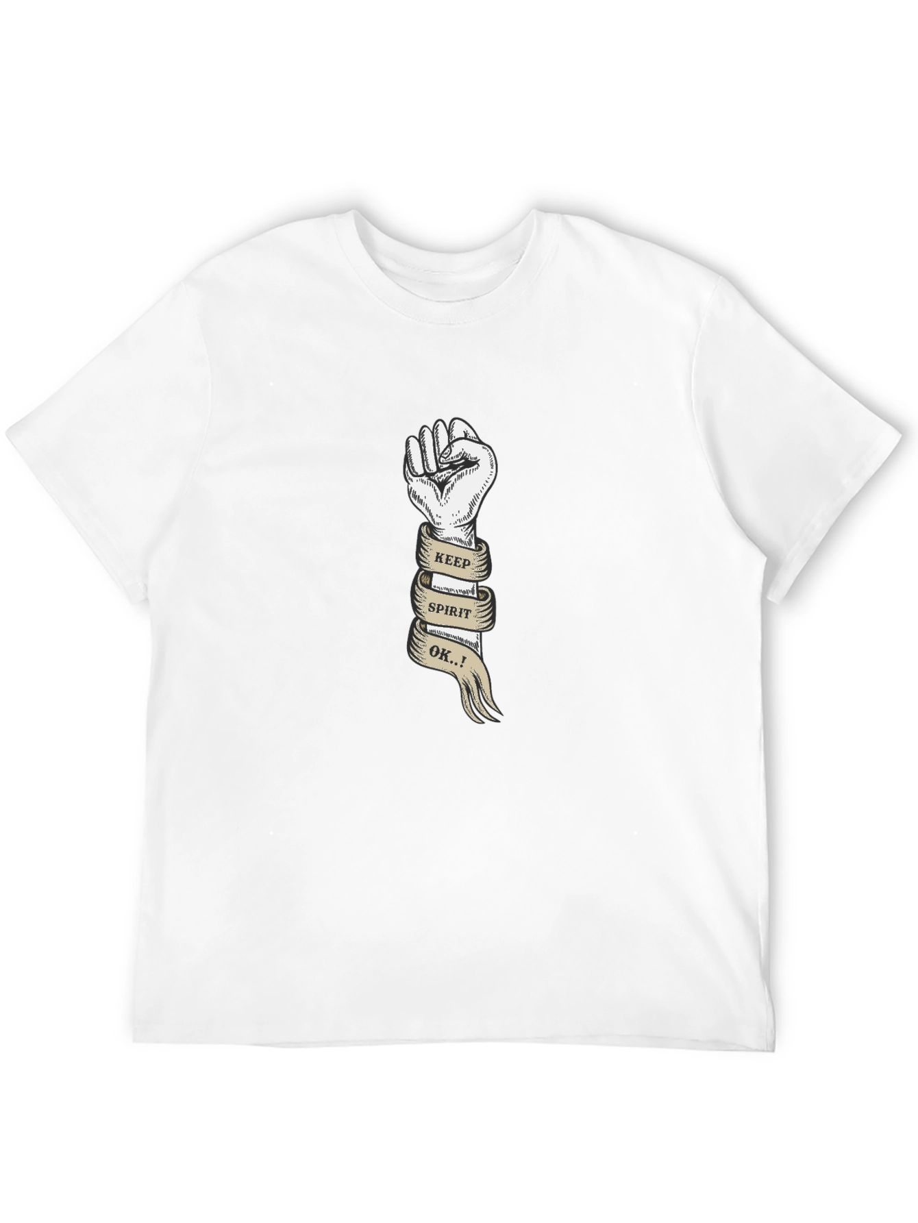 Keep Spirit OK Tee - Empowering Graphic T-Shirt
