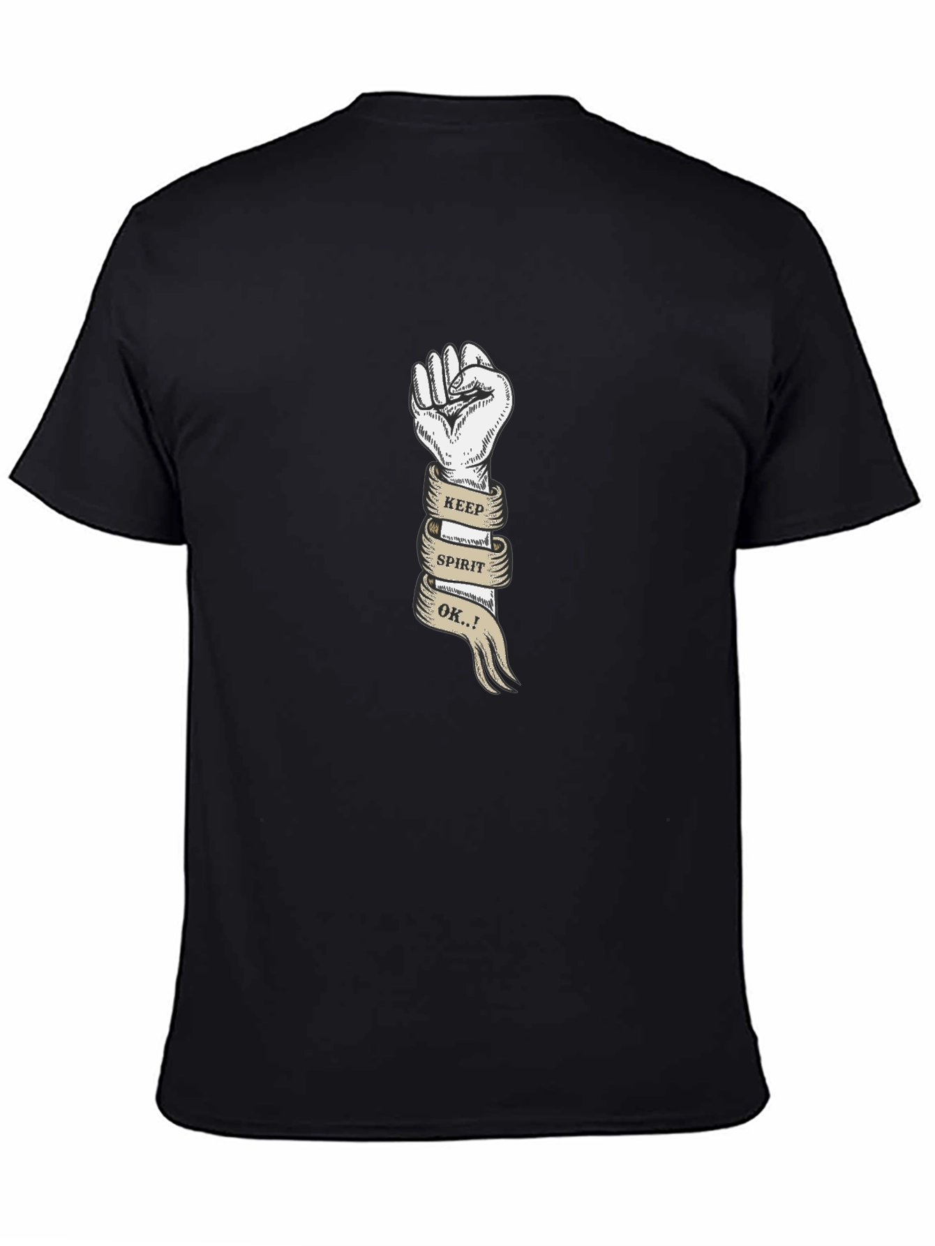 Keep Spirit OK Tee - Empowering Graphic T-Shirt