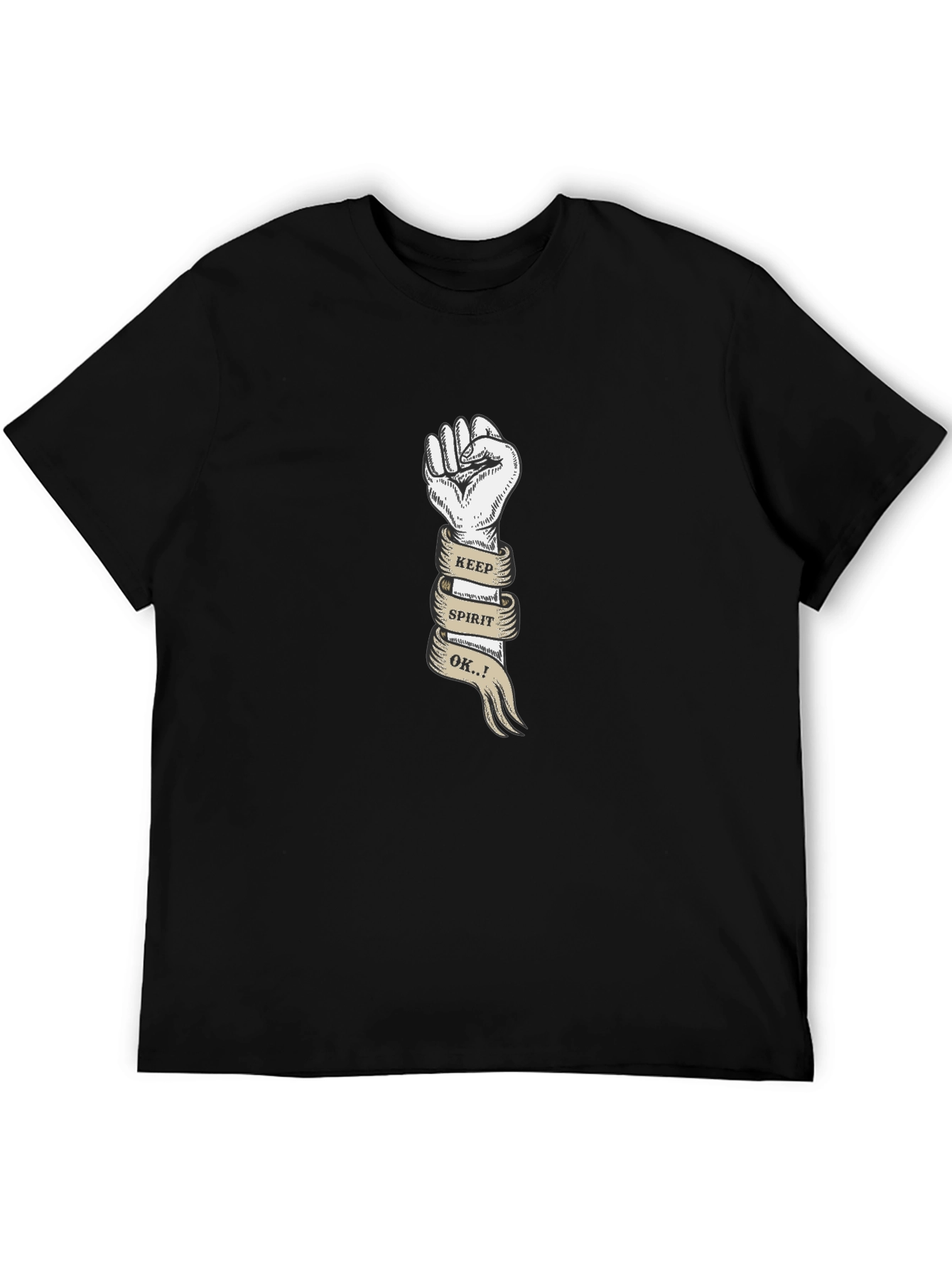 Keep Spirit OK Tee - Empowering Graphic T-Shirt