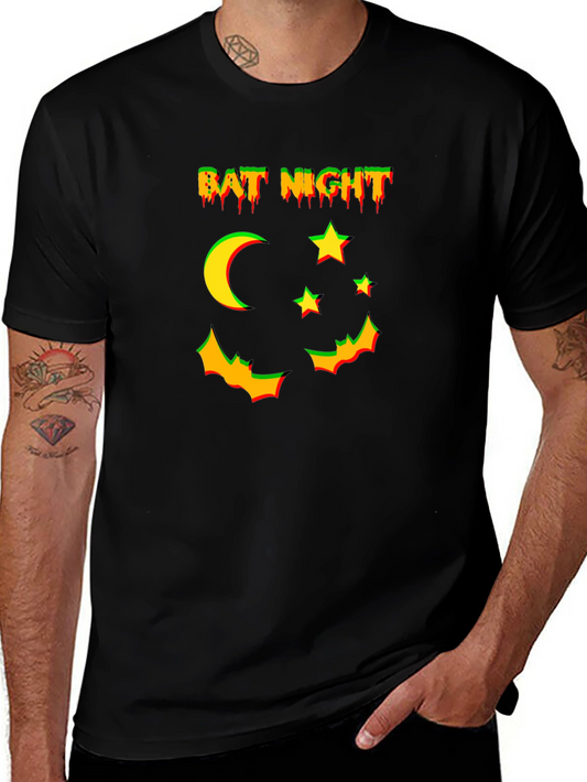 Bat Night Graphic T-Shirt