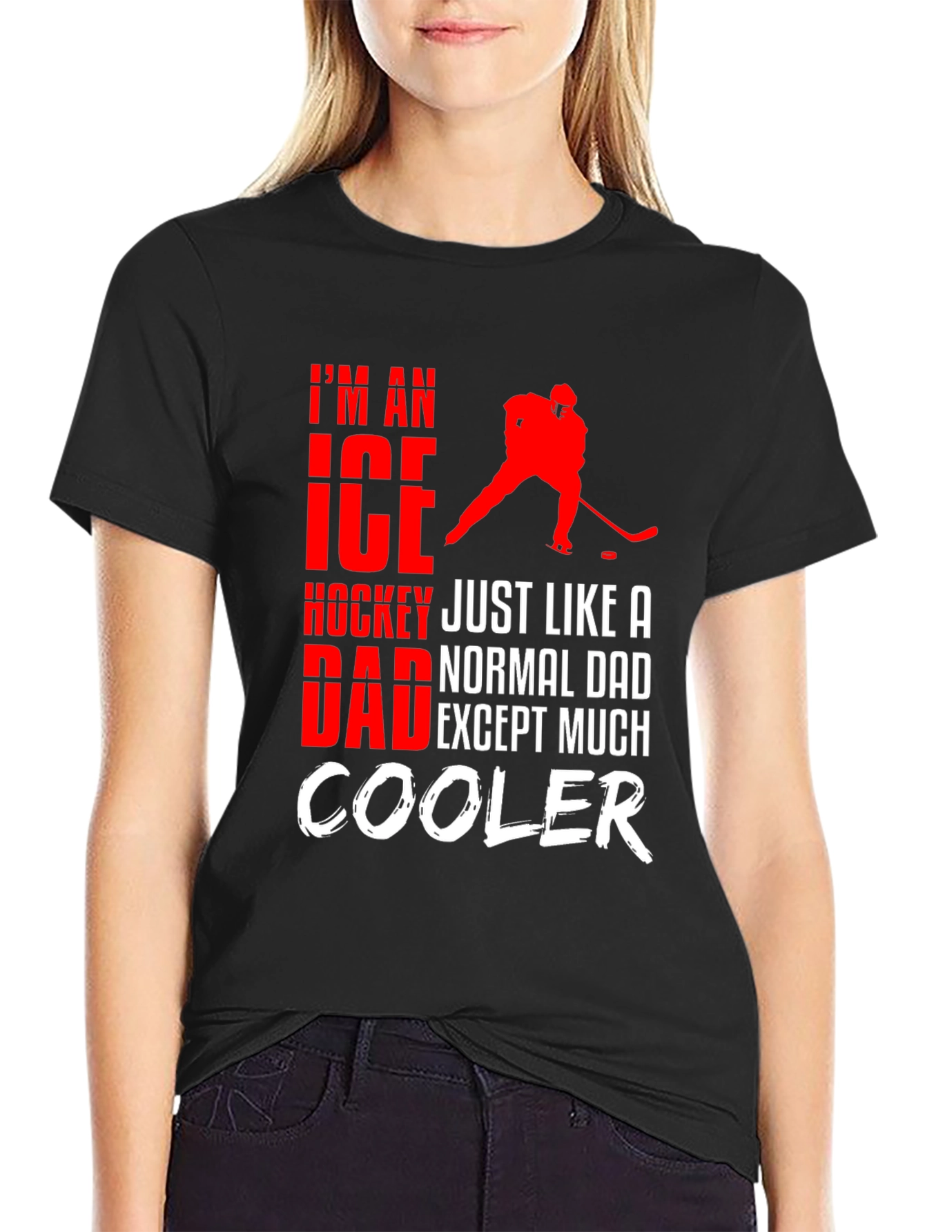 Ice Hockey Dad T-Shirt - Cool Dad Edition!