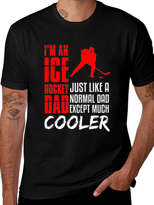 Ice Hockey Dad T-Shirt - Cool Dad Edition!