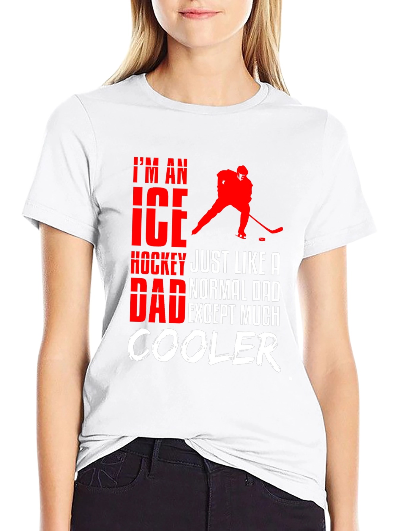 Ice Hockey Dad T-Shirt - Cool Dad Edition!