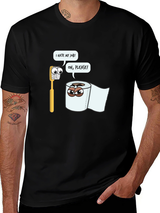 Funny Toilet Paper vs Toothbrush T-Shirt