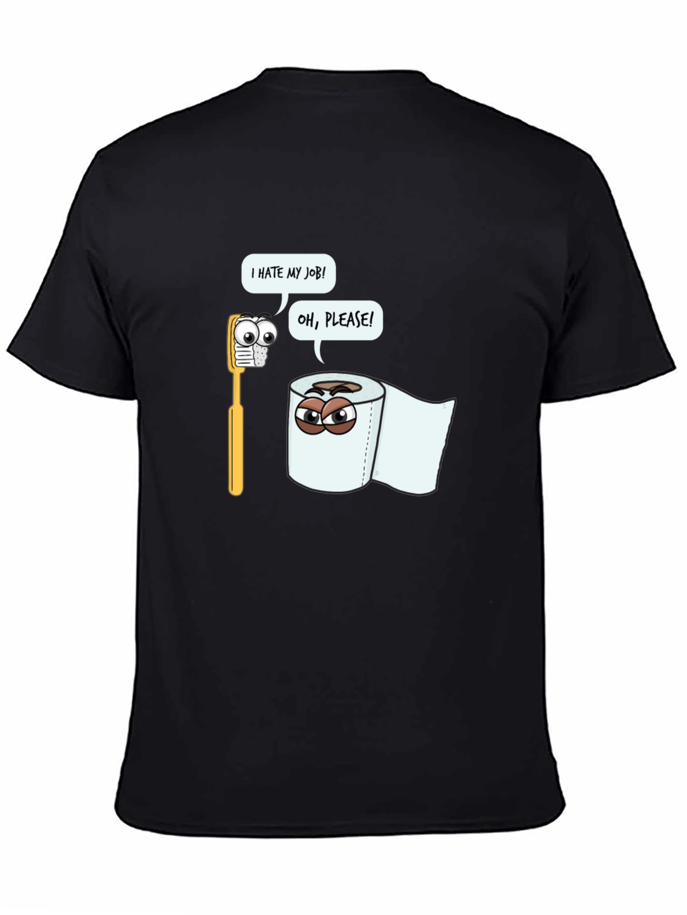 Funny Toilet Paper vs Toothbrush T-Shirt