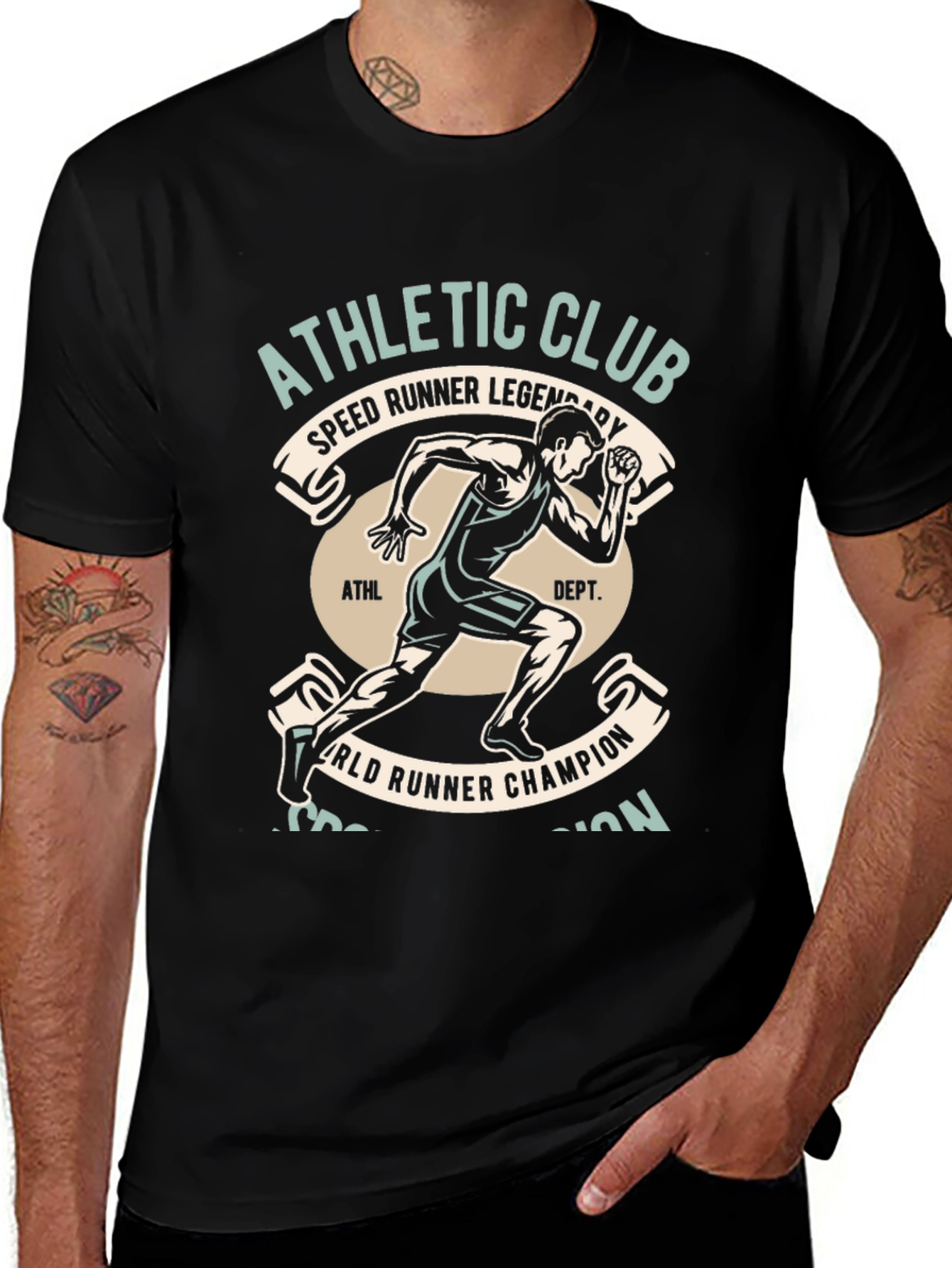 Athletic Club Runner Graphic Tee