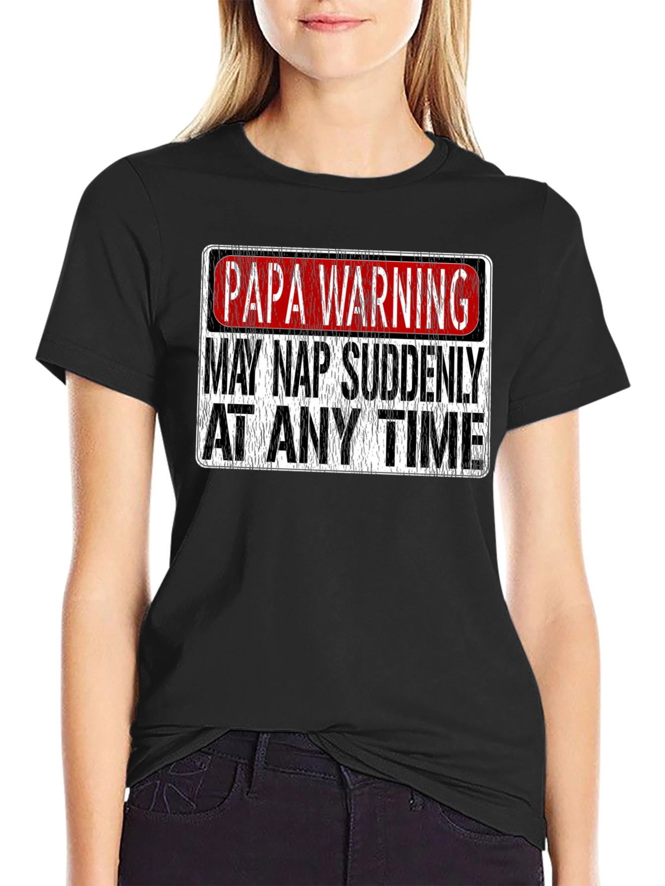 Papa Warning: May Nap Suddenly T-Shirt