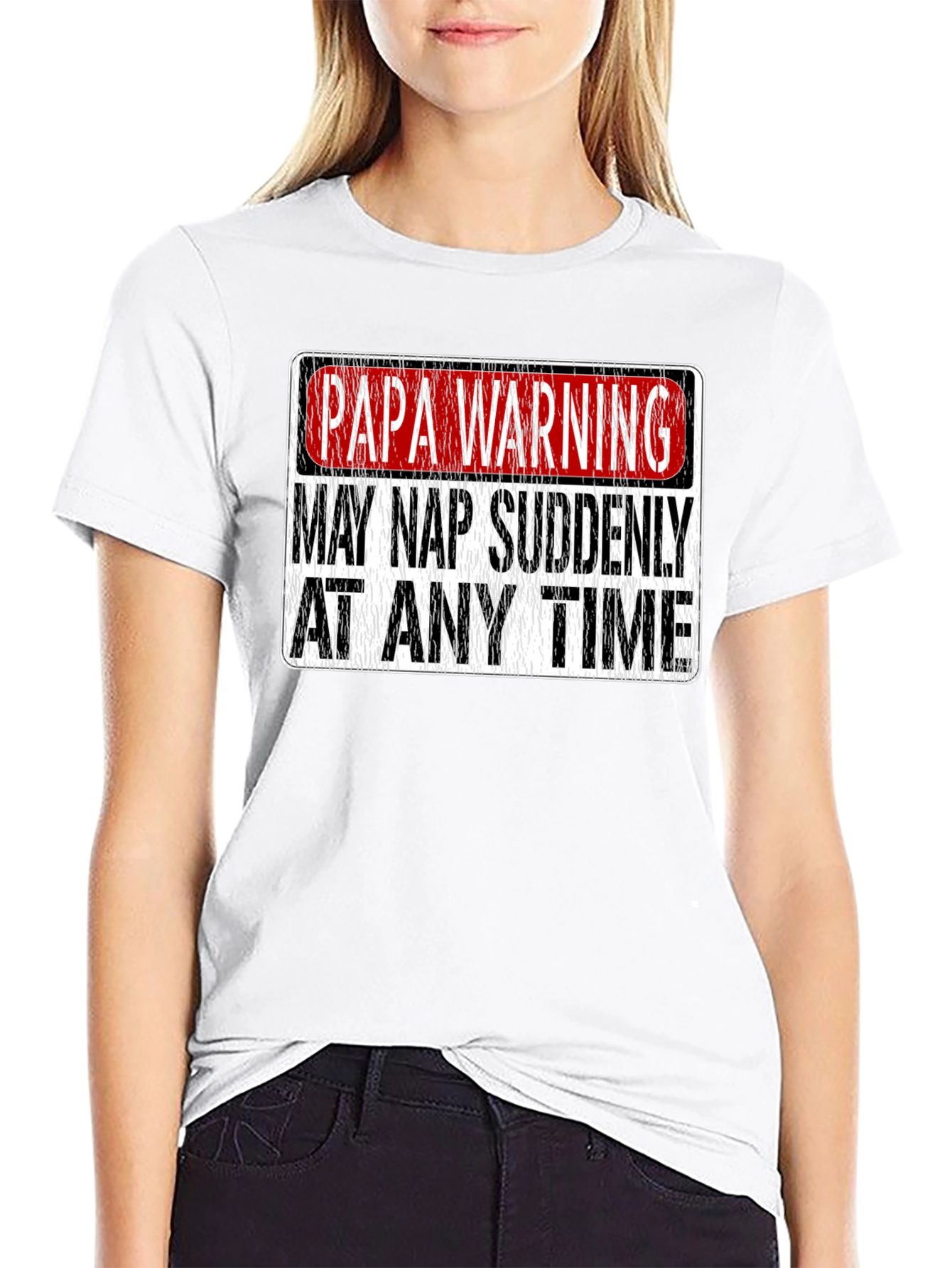 Papa Warning: May Nap Suddenly T-Shirt